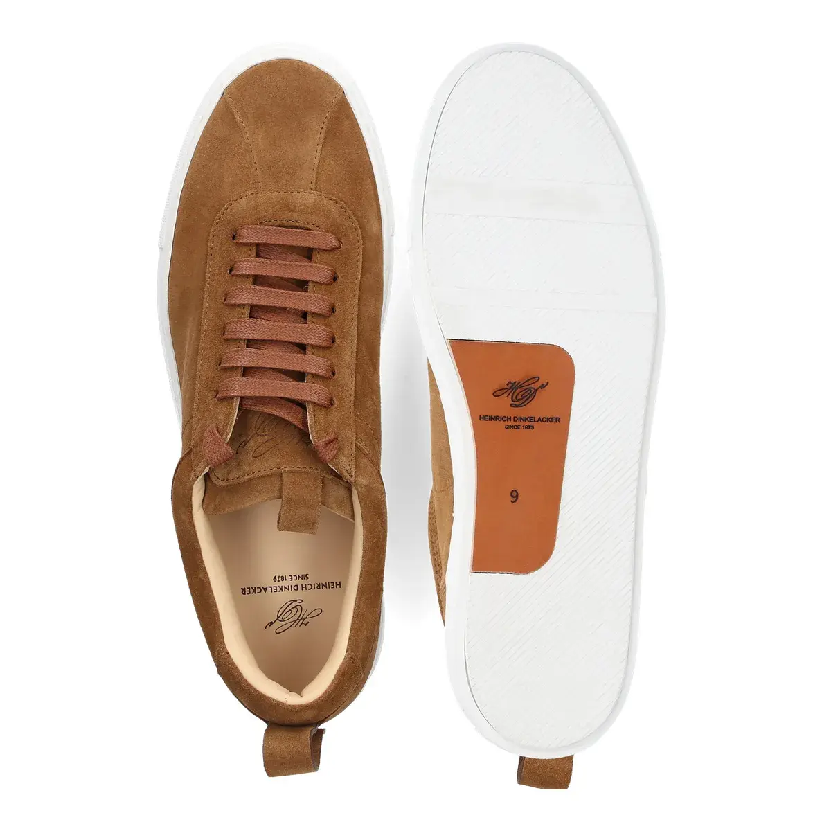 Braune Wildleder-Sneakers