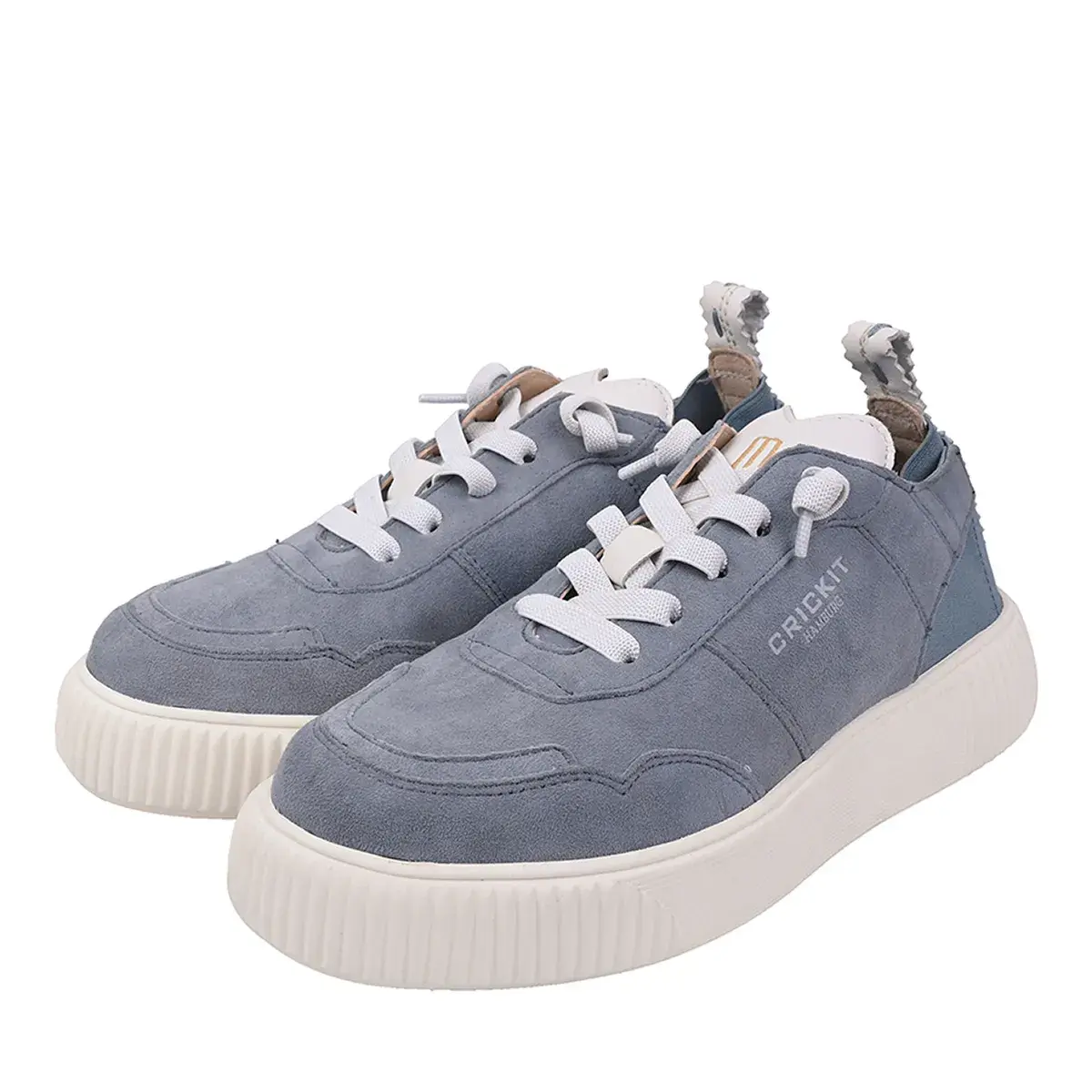 Wildleder-Sneaker mit niedrigem Schaft