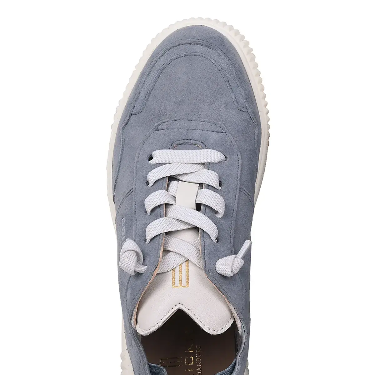 Wildleder-Sneaker mit niedrigem Schaft