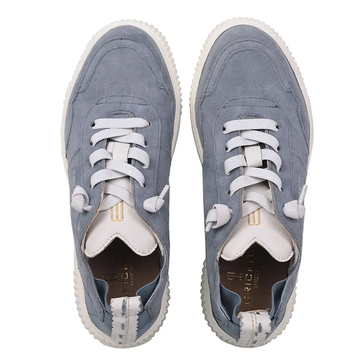Wildleder-Sneaker mit niedrigem Schaft