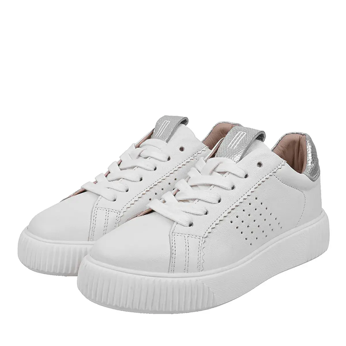 Minimalistischer Leder Low-Top Sneaker