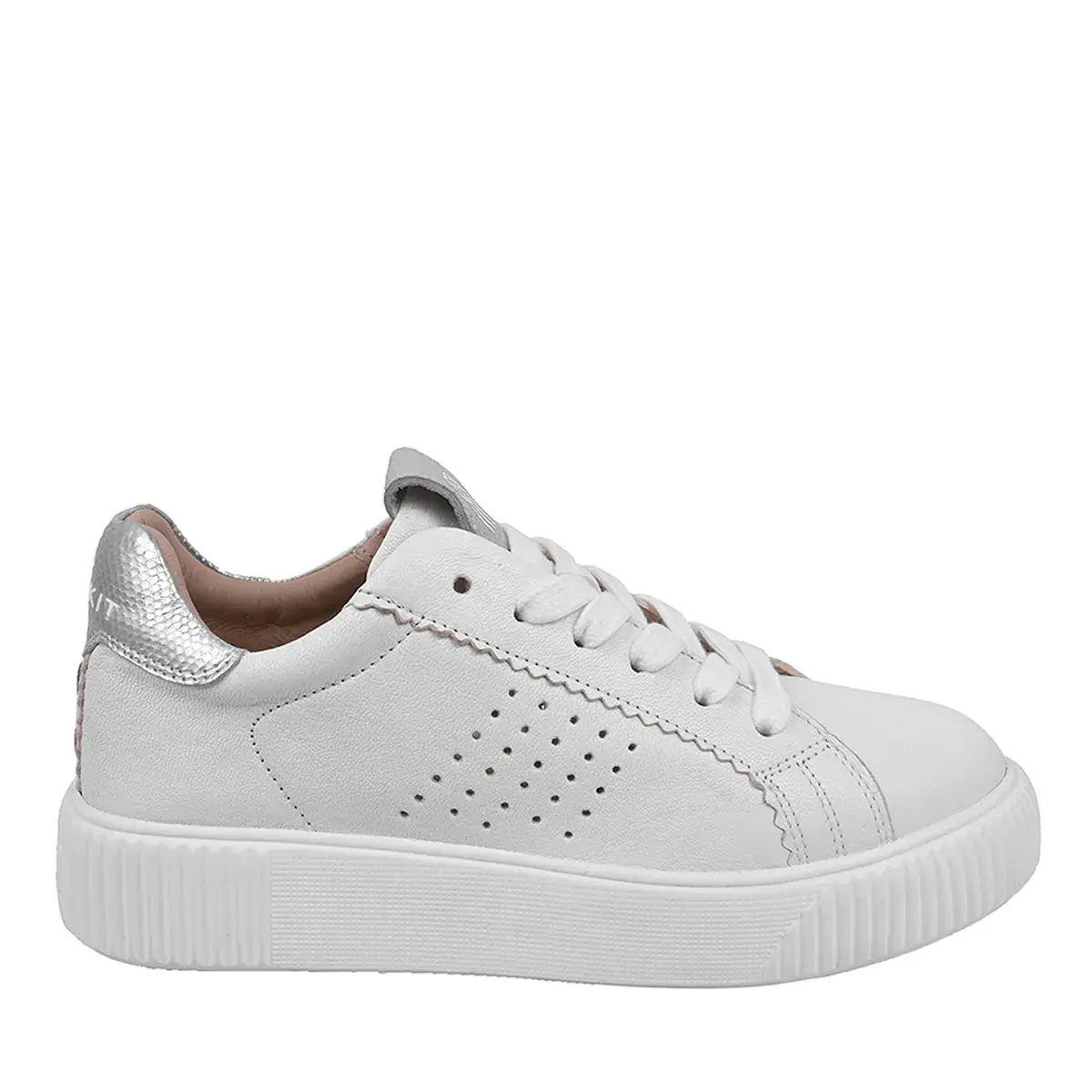 Minimalistischer Leder Low-Top Sneaker