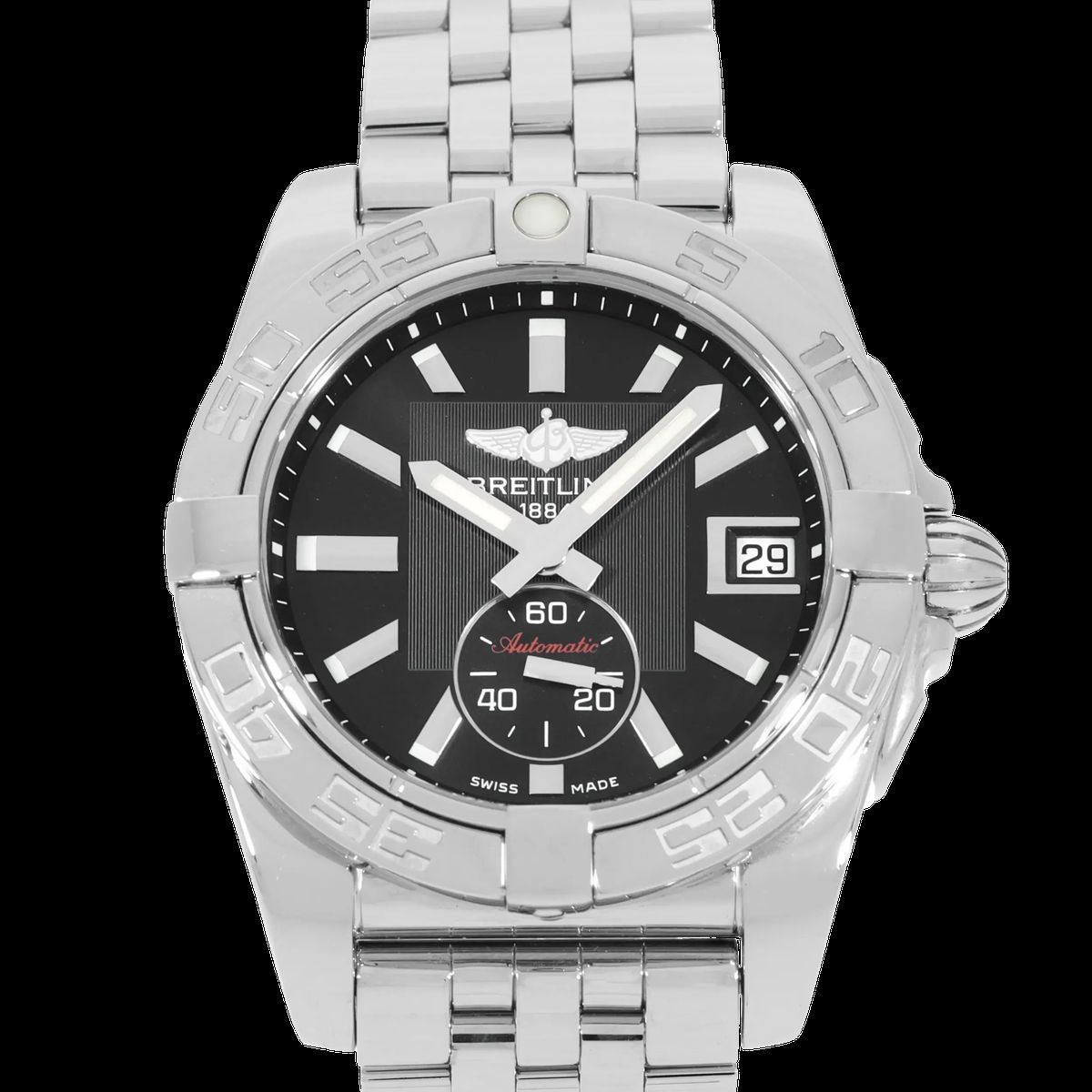 Edelstahl Automatik Uhr 36mm