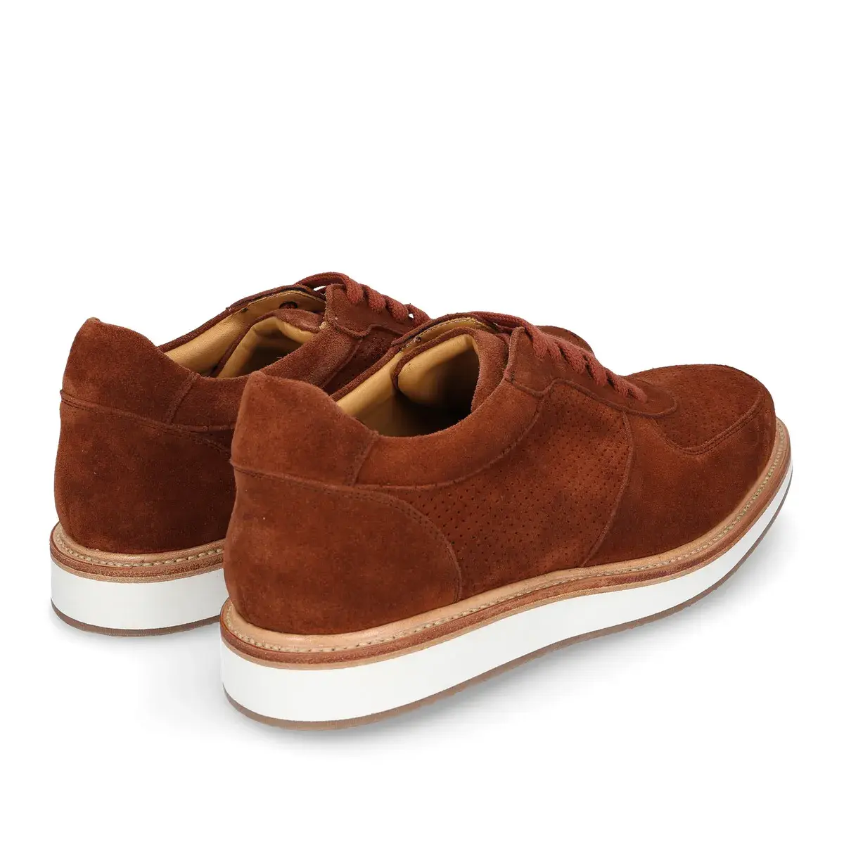 Leder Sneaker aus Wildleder
