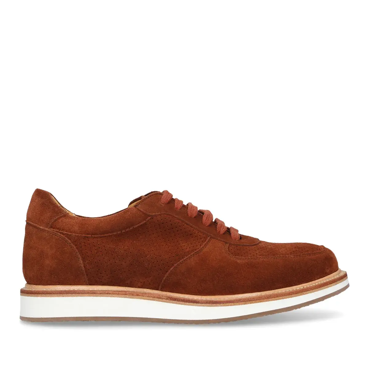 Leder Sneaker aus Wildleder