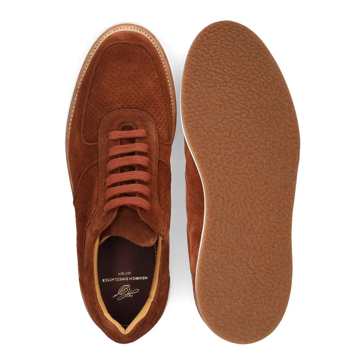 Leder Sneaker aus Wildleder