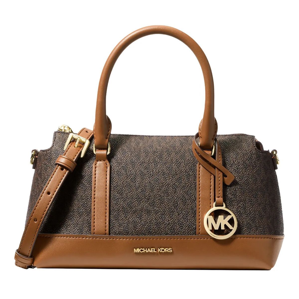 Braune Monogramm Kleine Henkeltasche