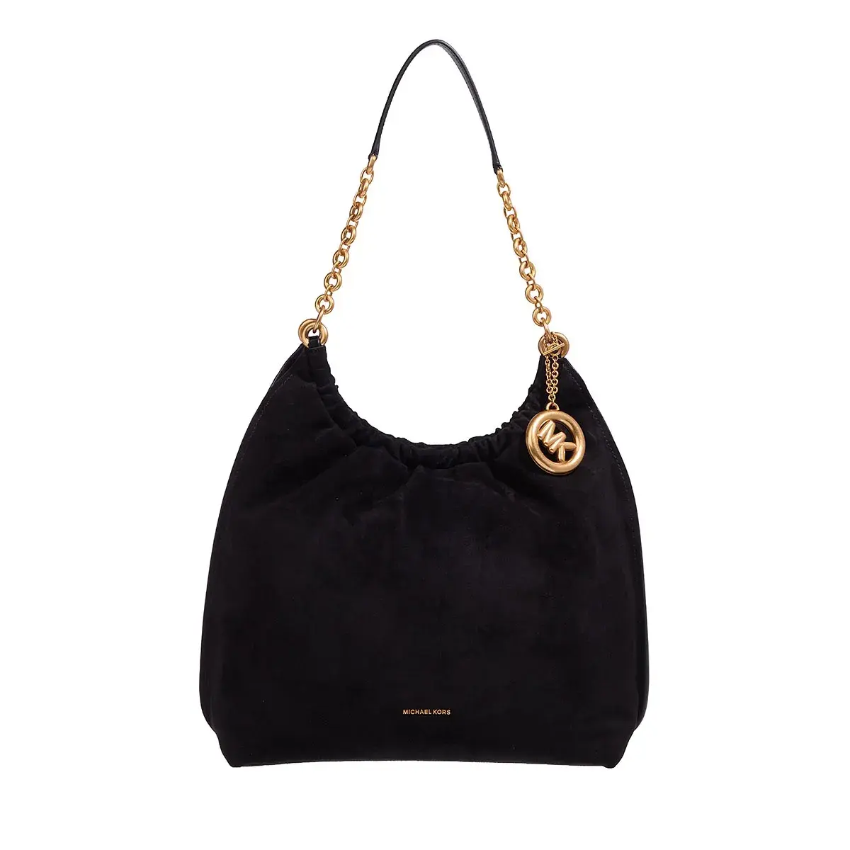 Elegante Wildleder Hobo Tasche mit Kette