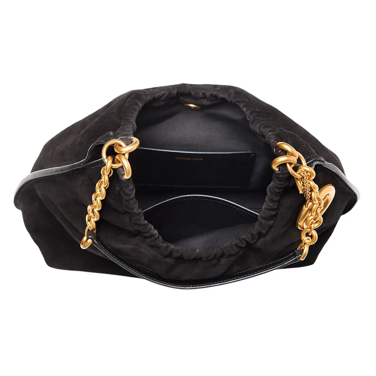 Elegante Wildleder Hobo Tasche mit Kette