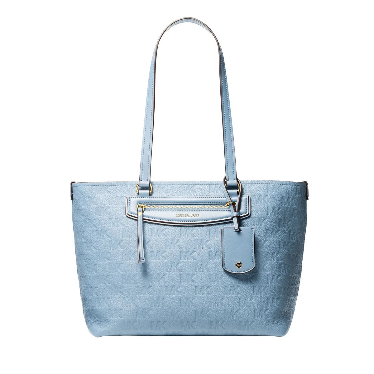Monogrammgeprägte Leder Tote Bag