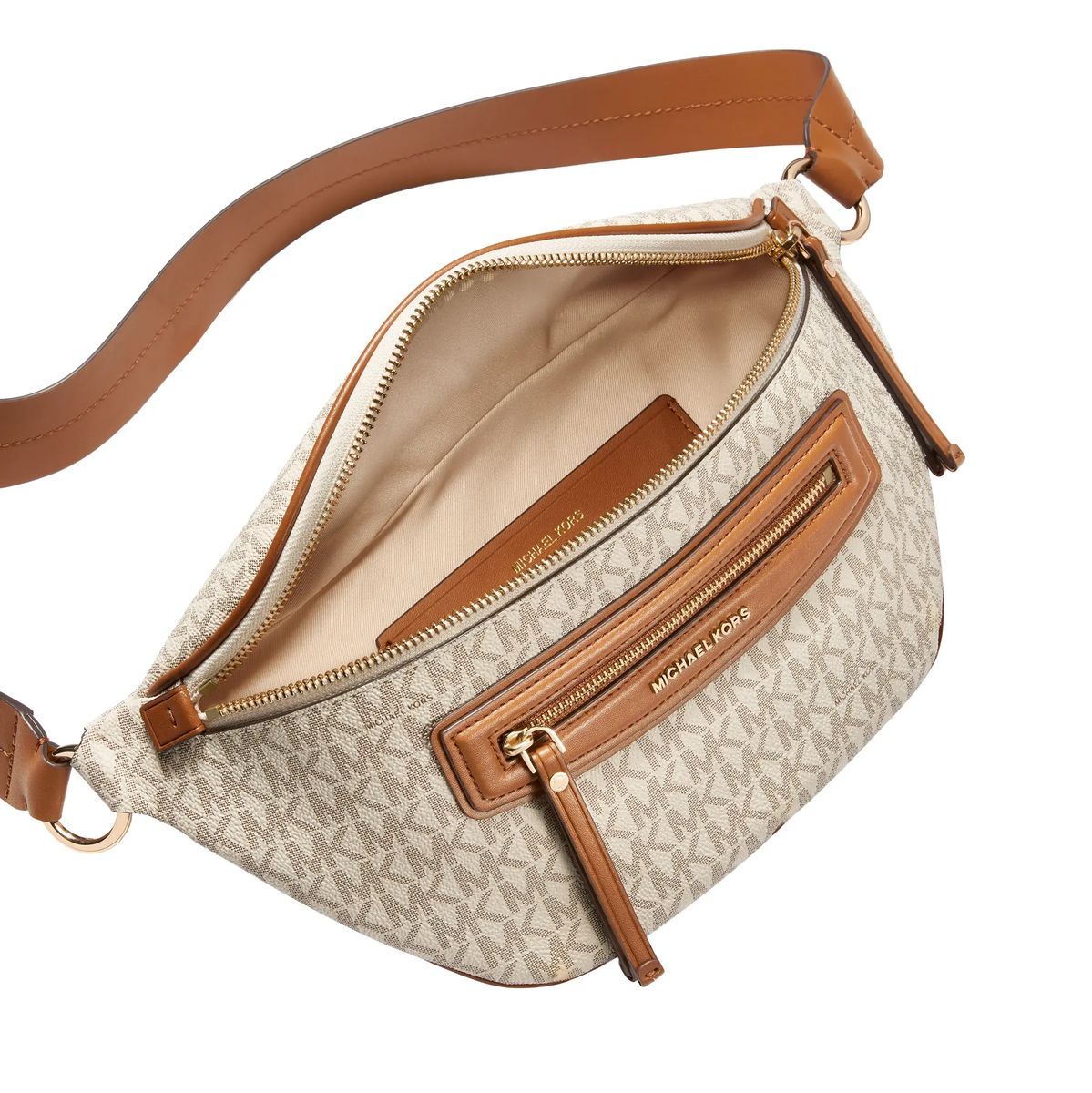 Gürteltasche mit charakteristischem Muster und Besatz