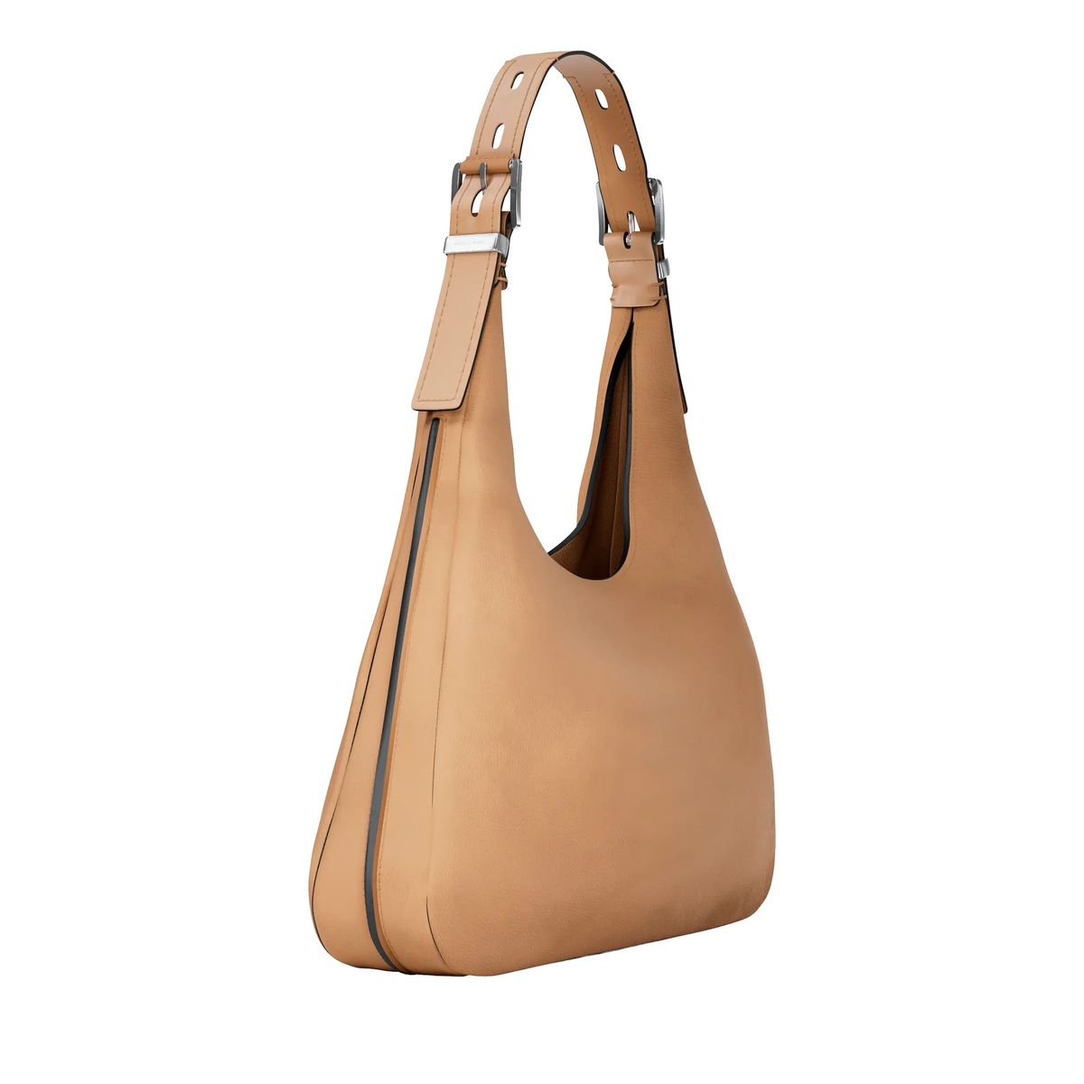 Klassische Leder Hobo Schultertasche