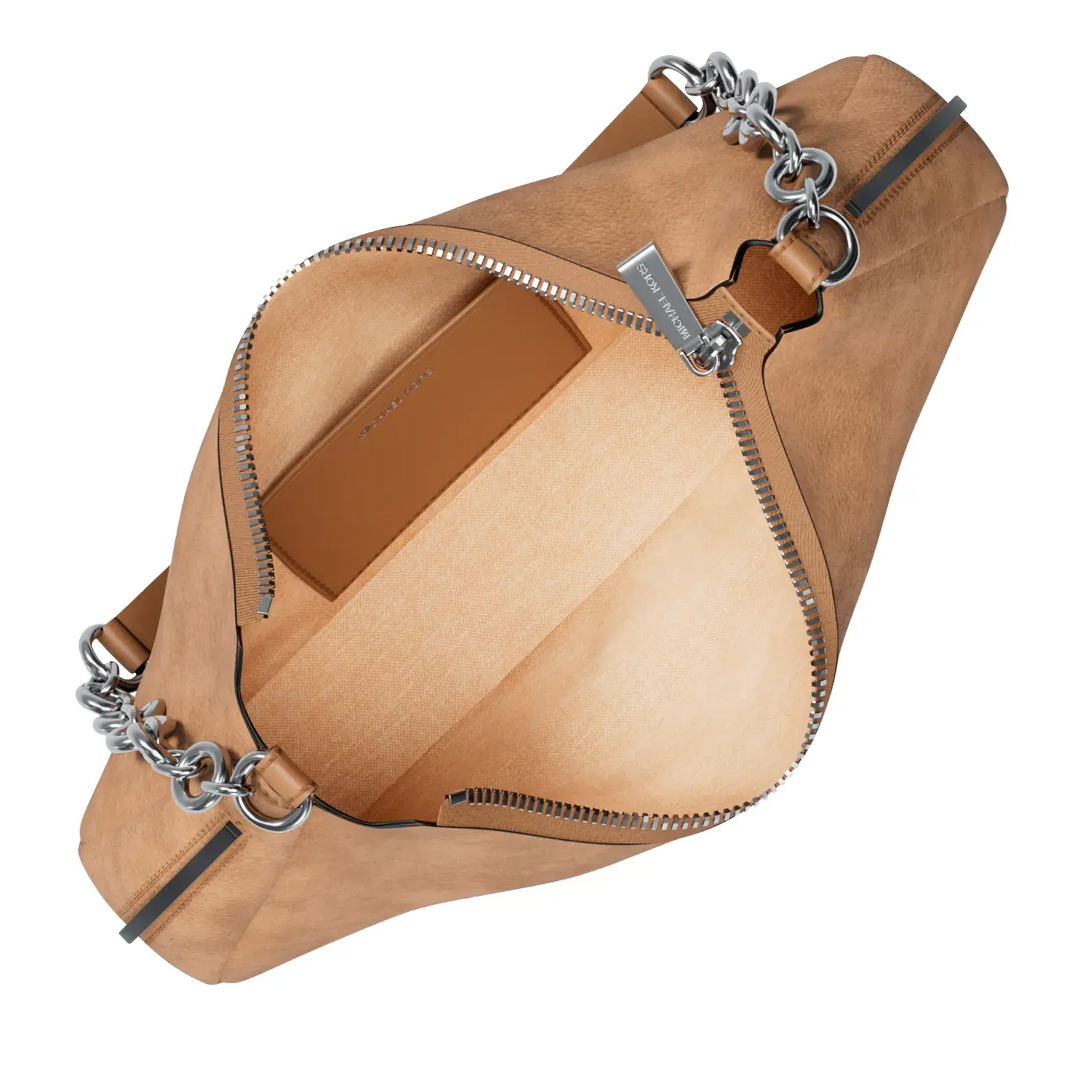 Schultertasche mit Kettendetail