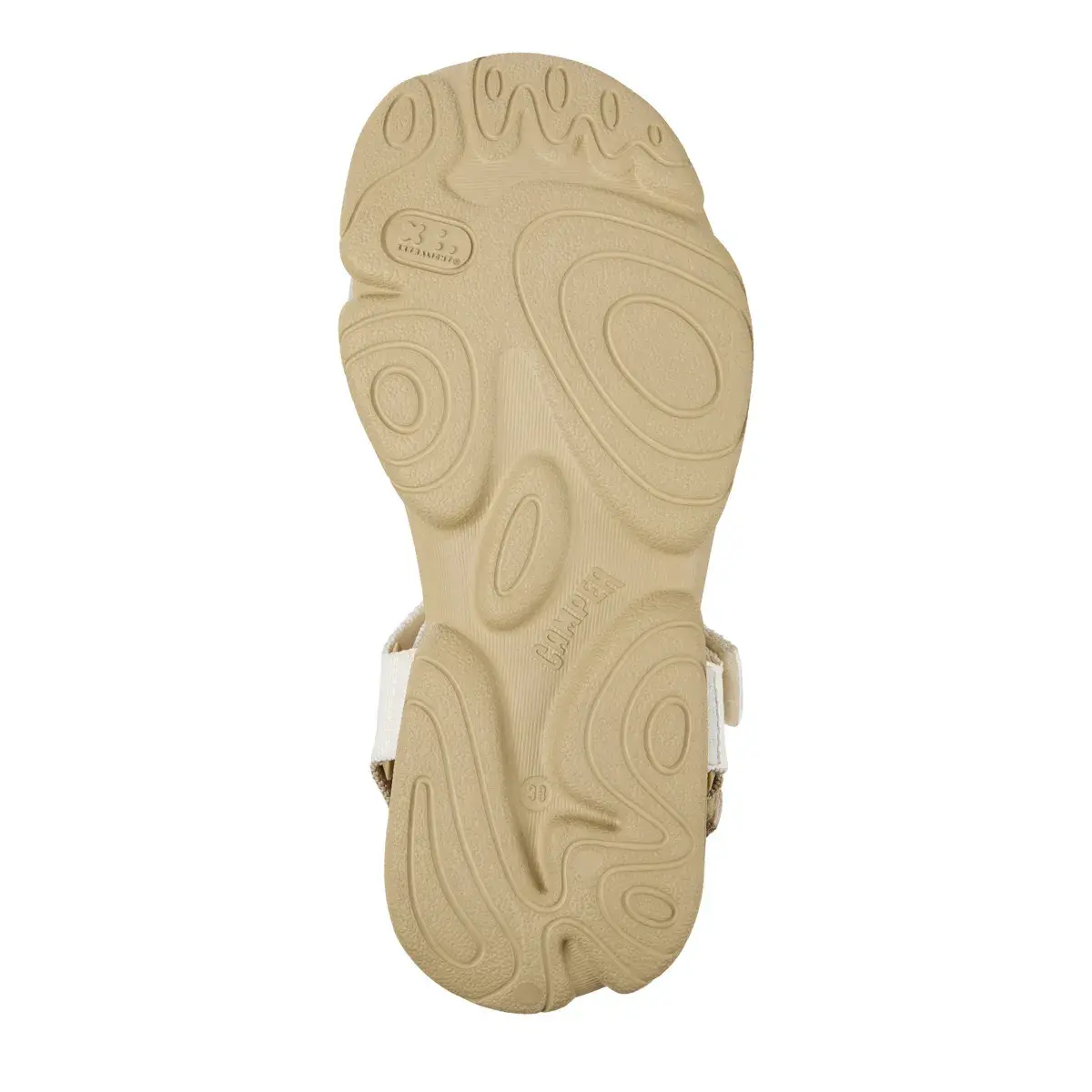 Sportliche Riemen Plateausandalen