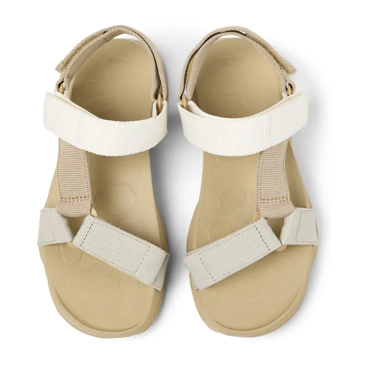 Sportliche Riemen Plateausandalen