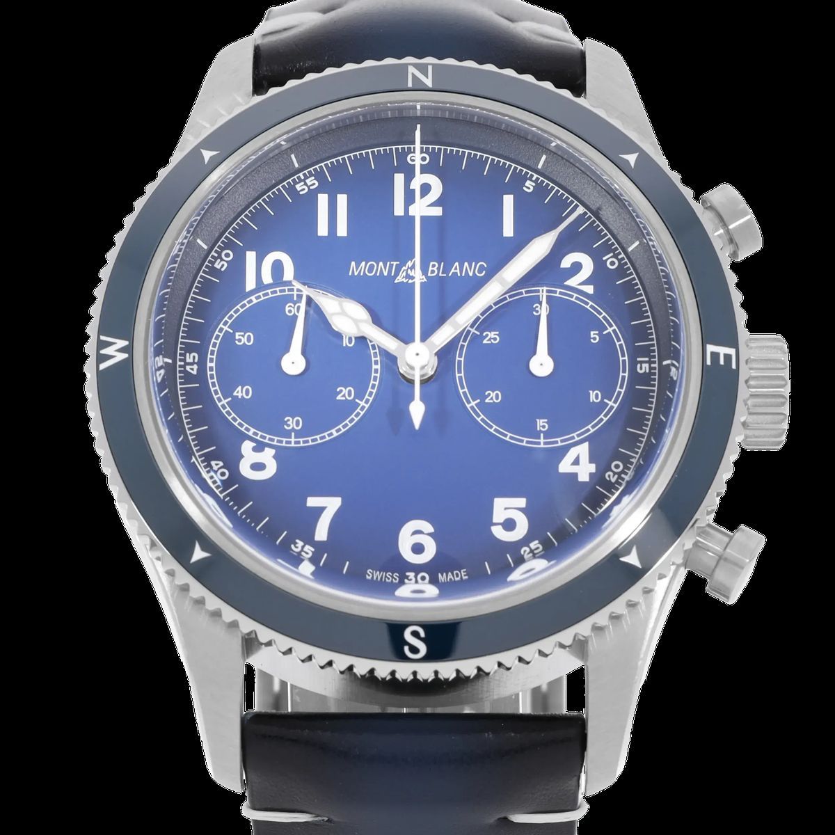Montblanc 1858 Automatik-Chronograph Blau