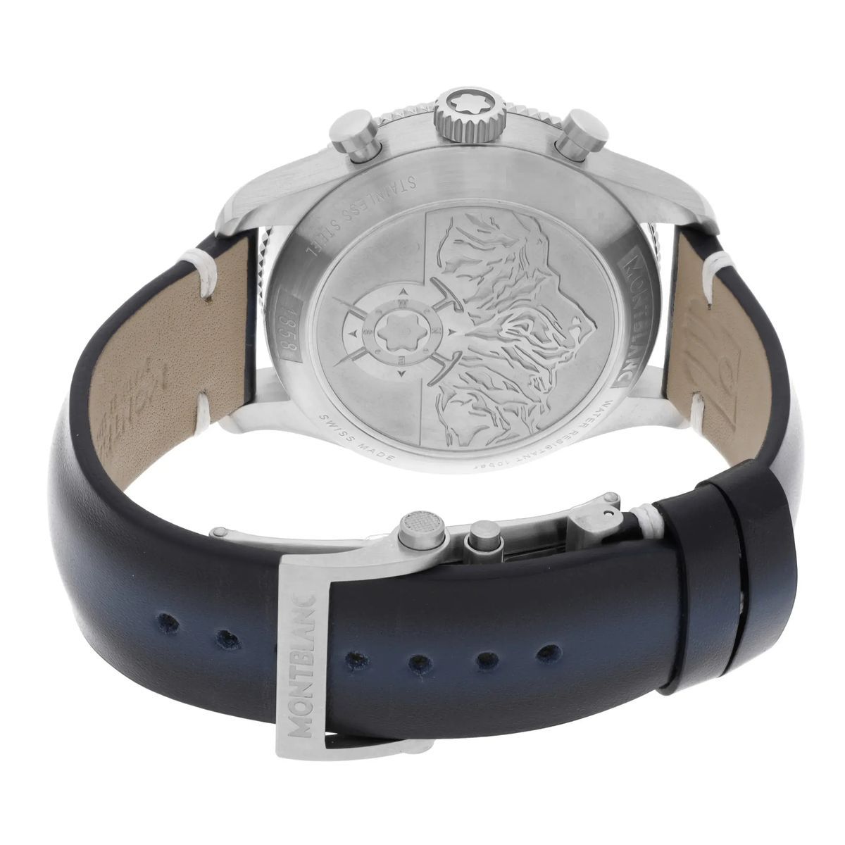 Montblanc 1858 Automatik-Chronograph Blau