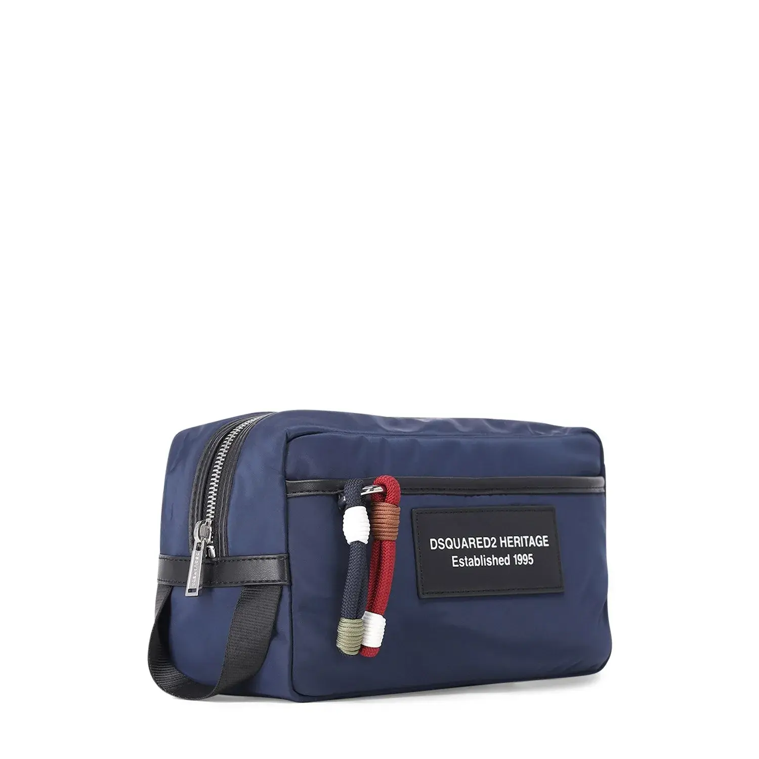 Navy Nylon Reisetasche mit Logo