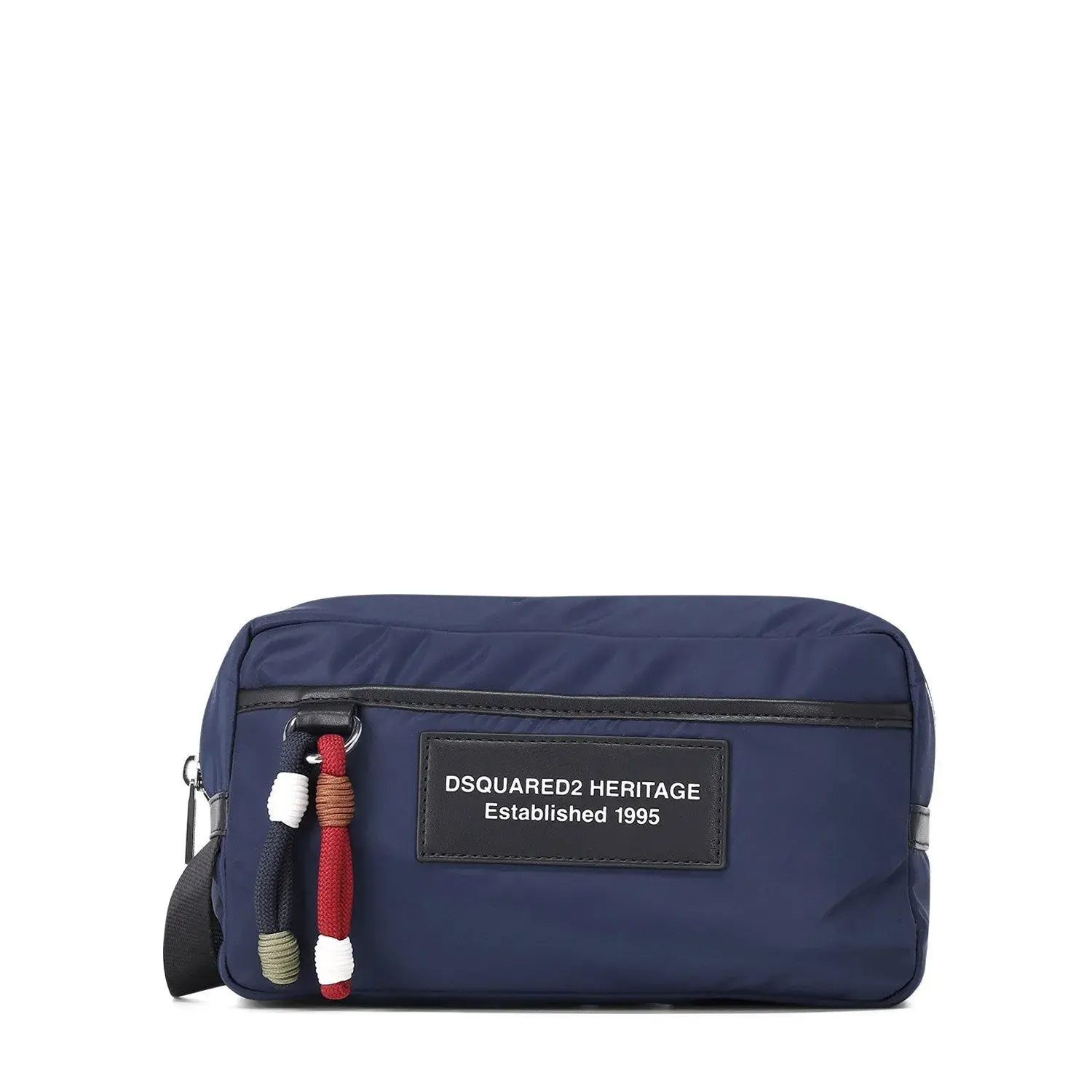 Navy Nylon Reisetasche mit Logo