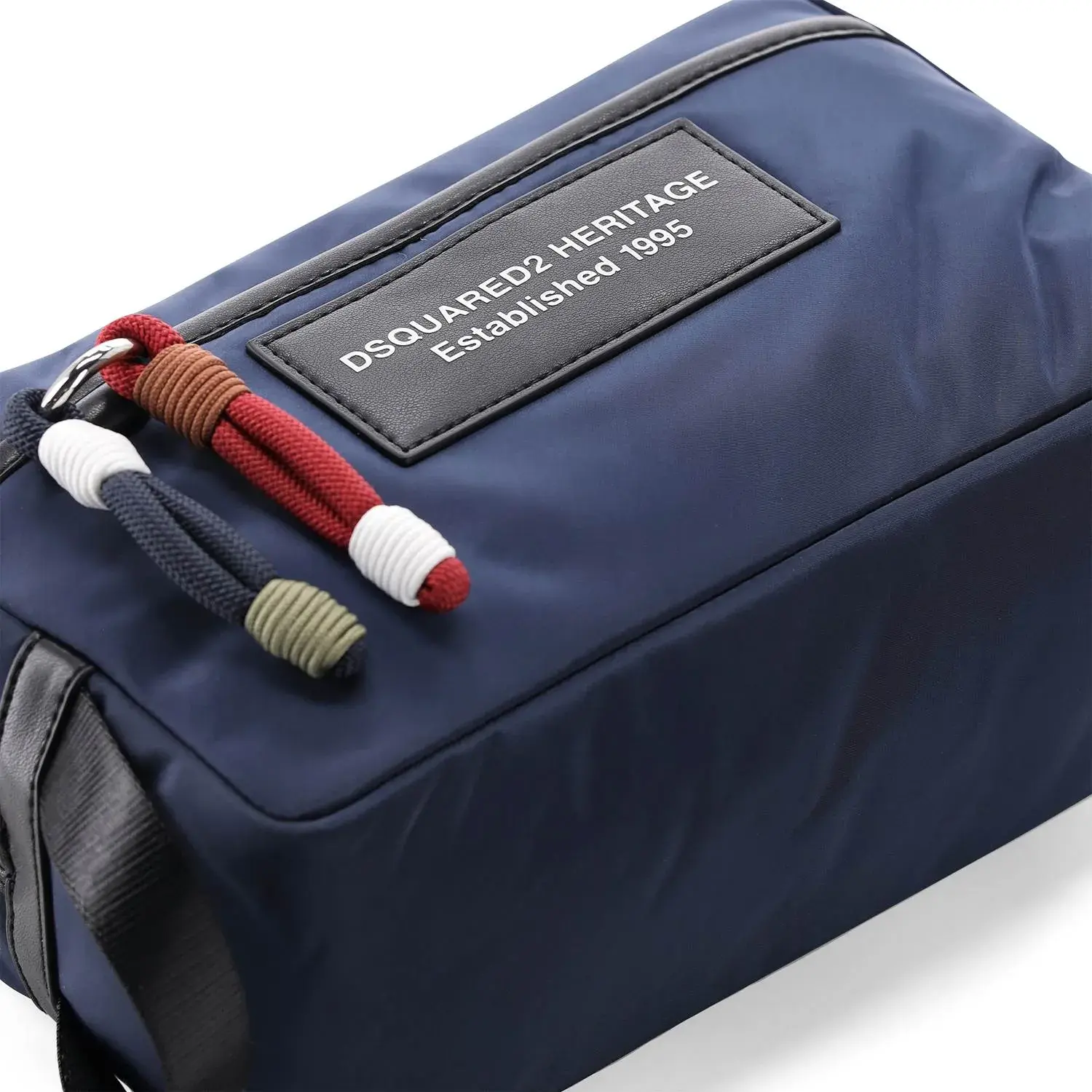 Navy Nylon Reisetasche mit Logo