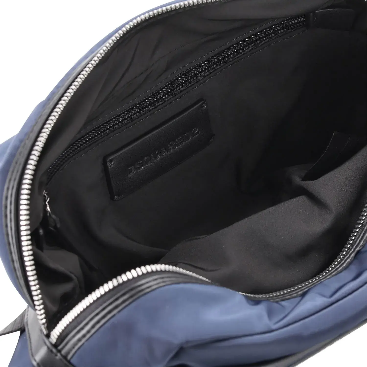 Navy Nylon Reisetasche mit Logo