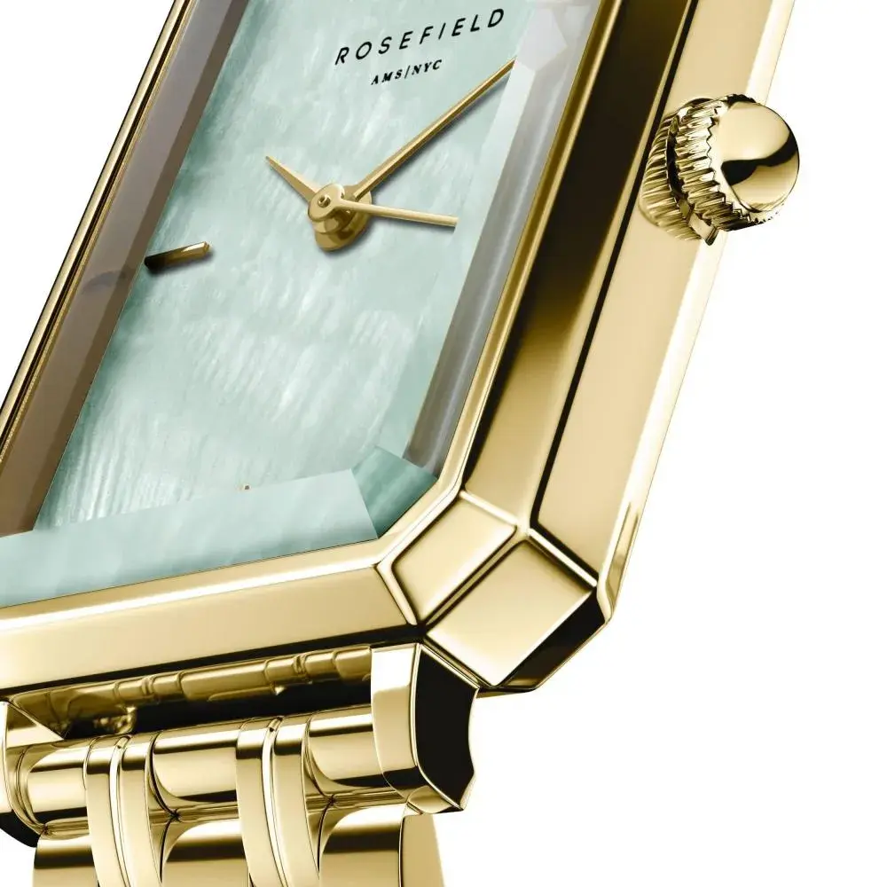 Octagon XS Goldfarbene Uhr