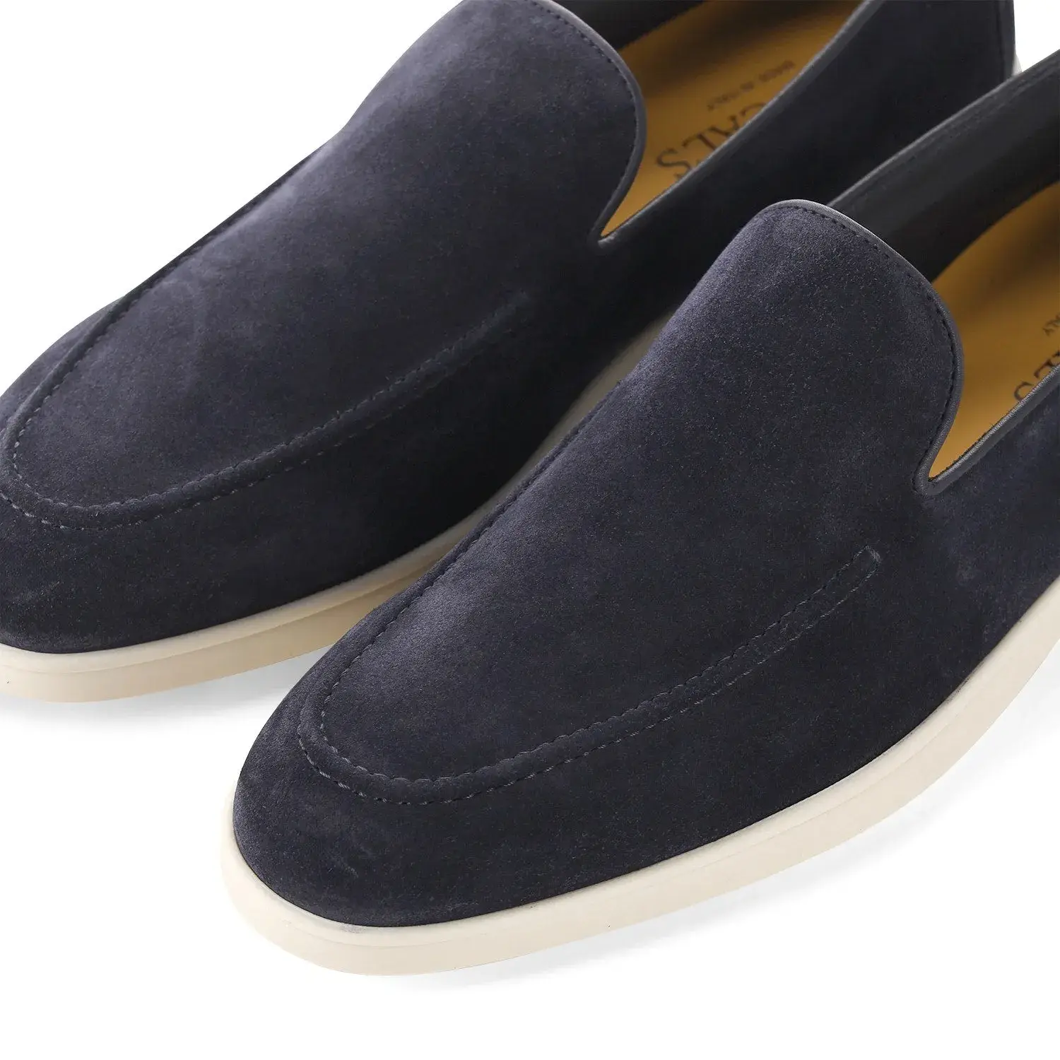 Wildleder Slipper mit Gummisohle