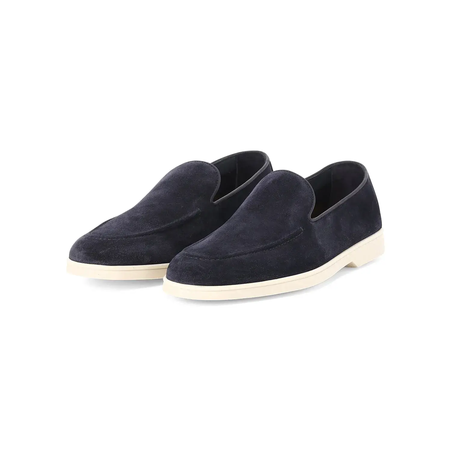Wildleder Slipper mit Gummisohle