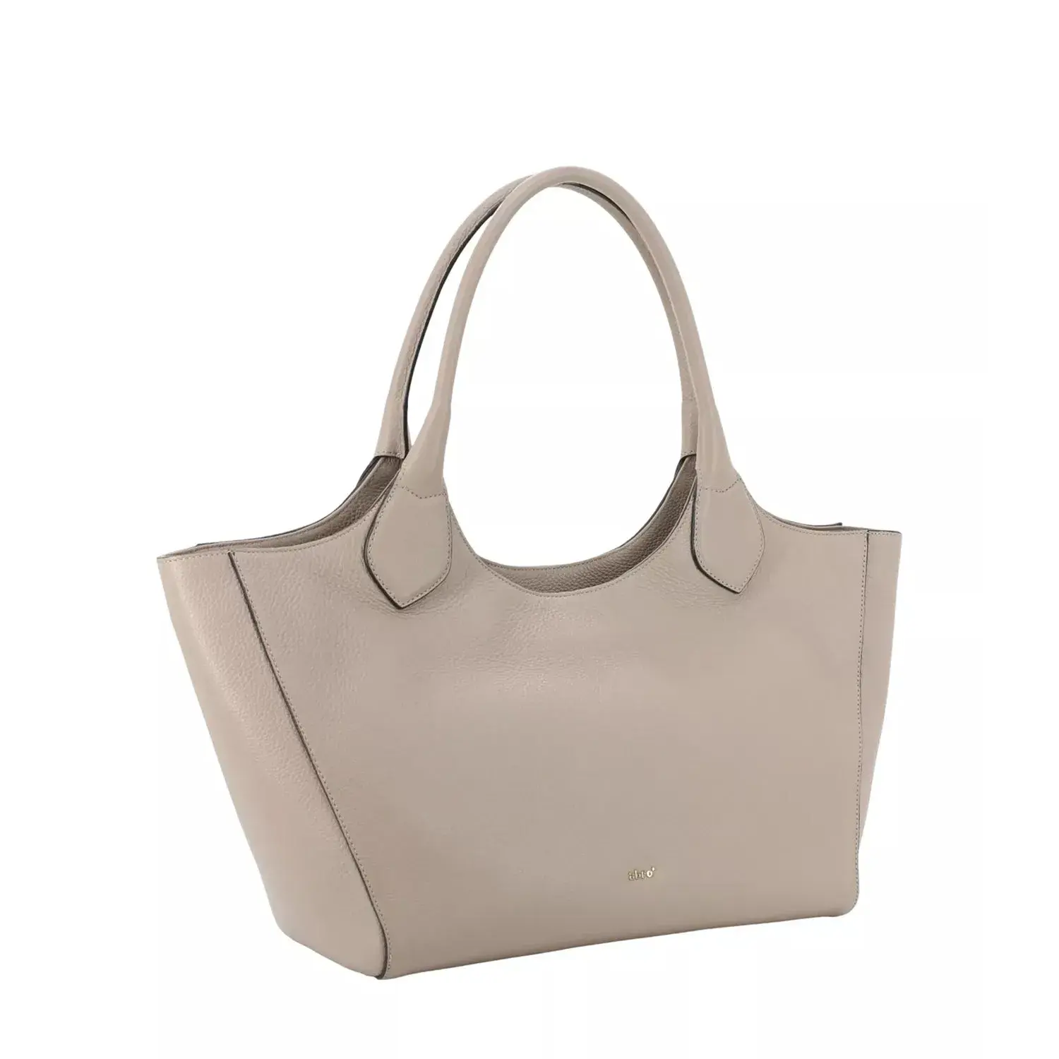 Leder Shopper Tote Bag mit Reißverschluss