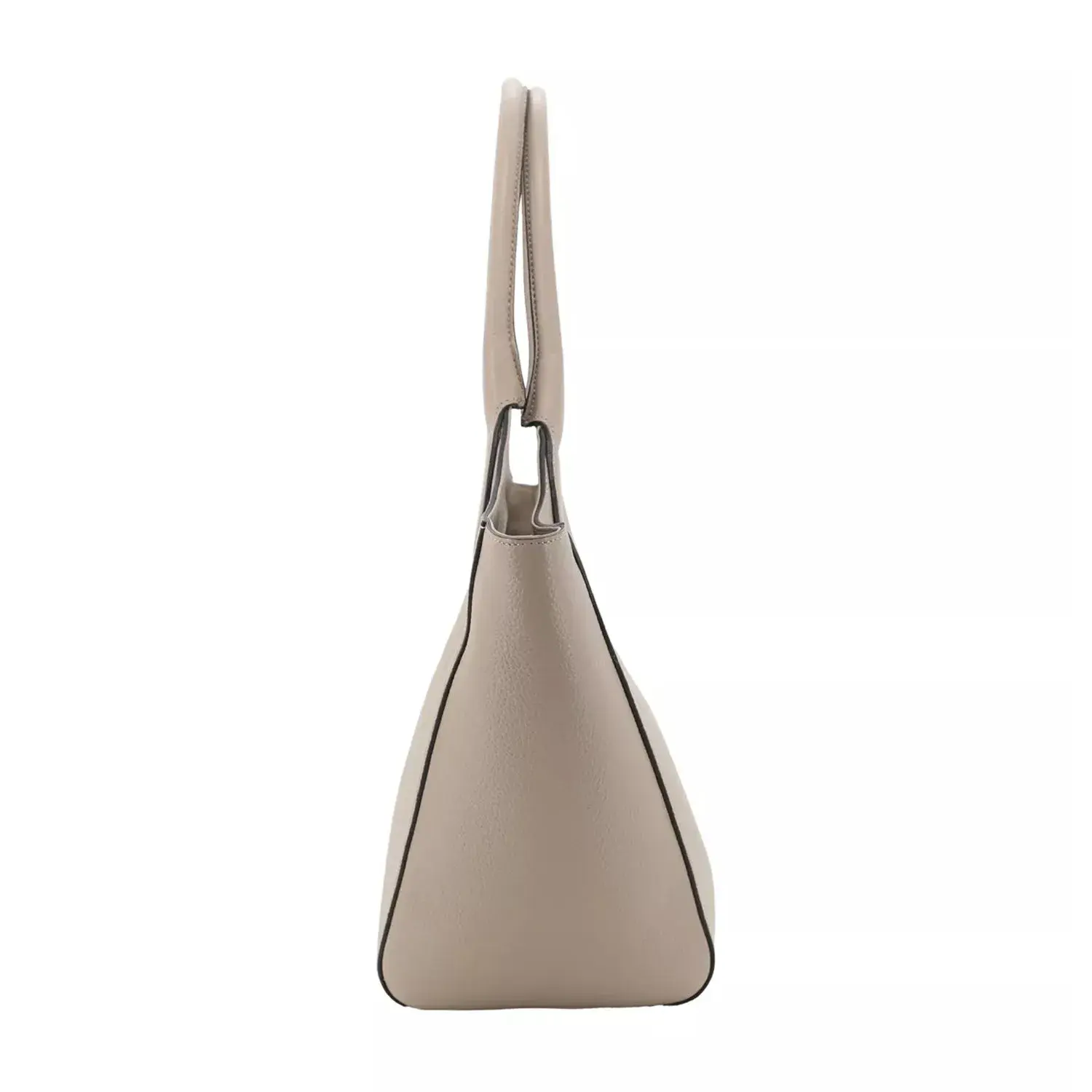 Leder Shopper Tote Bag mit Reißverschluss