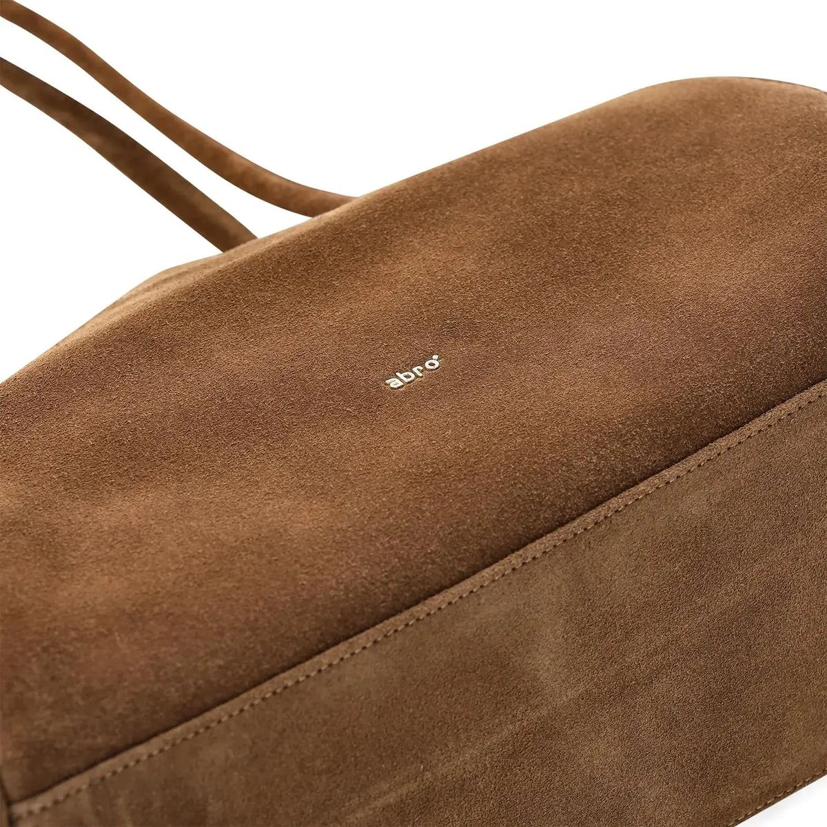 Schultertasche aus Wildleder