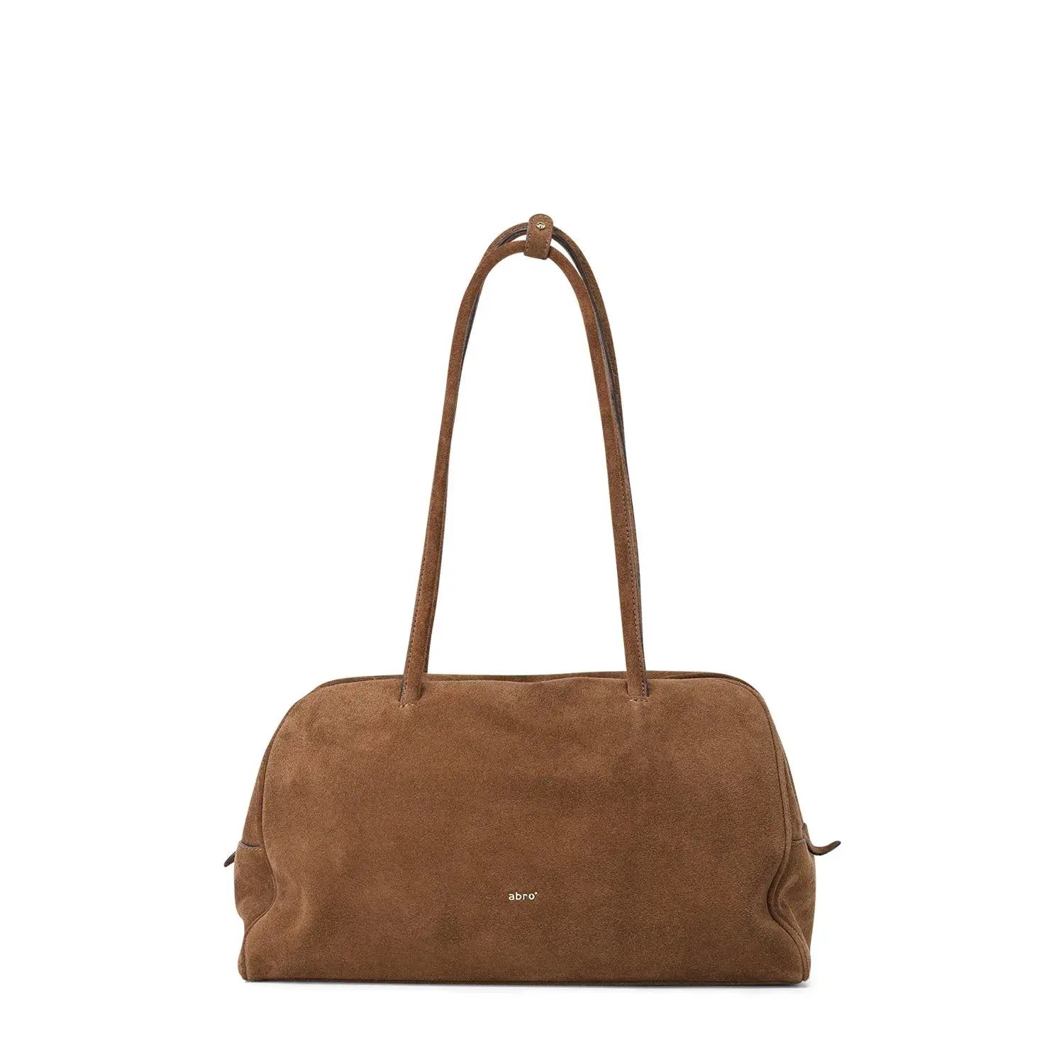 Schultertasche aus Wildleder