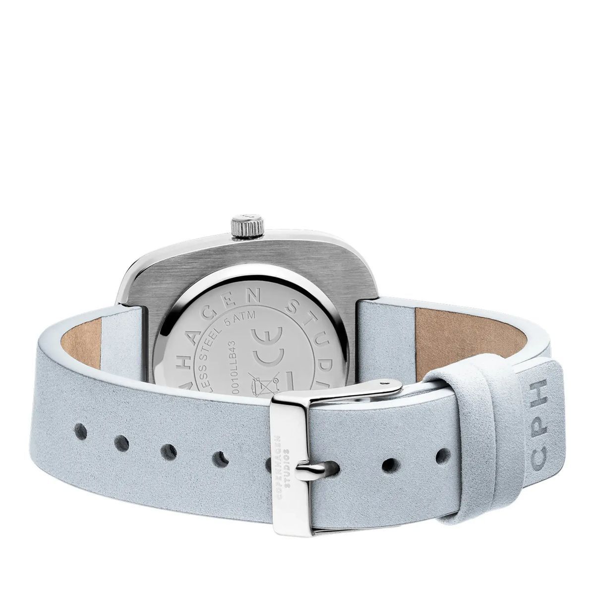 Copenhagen Studios Minimalistische Lederuhr