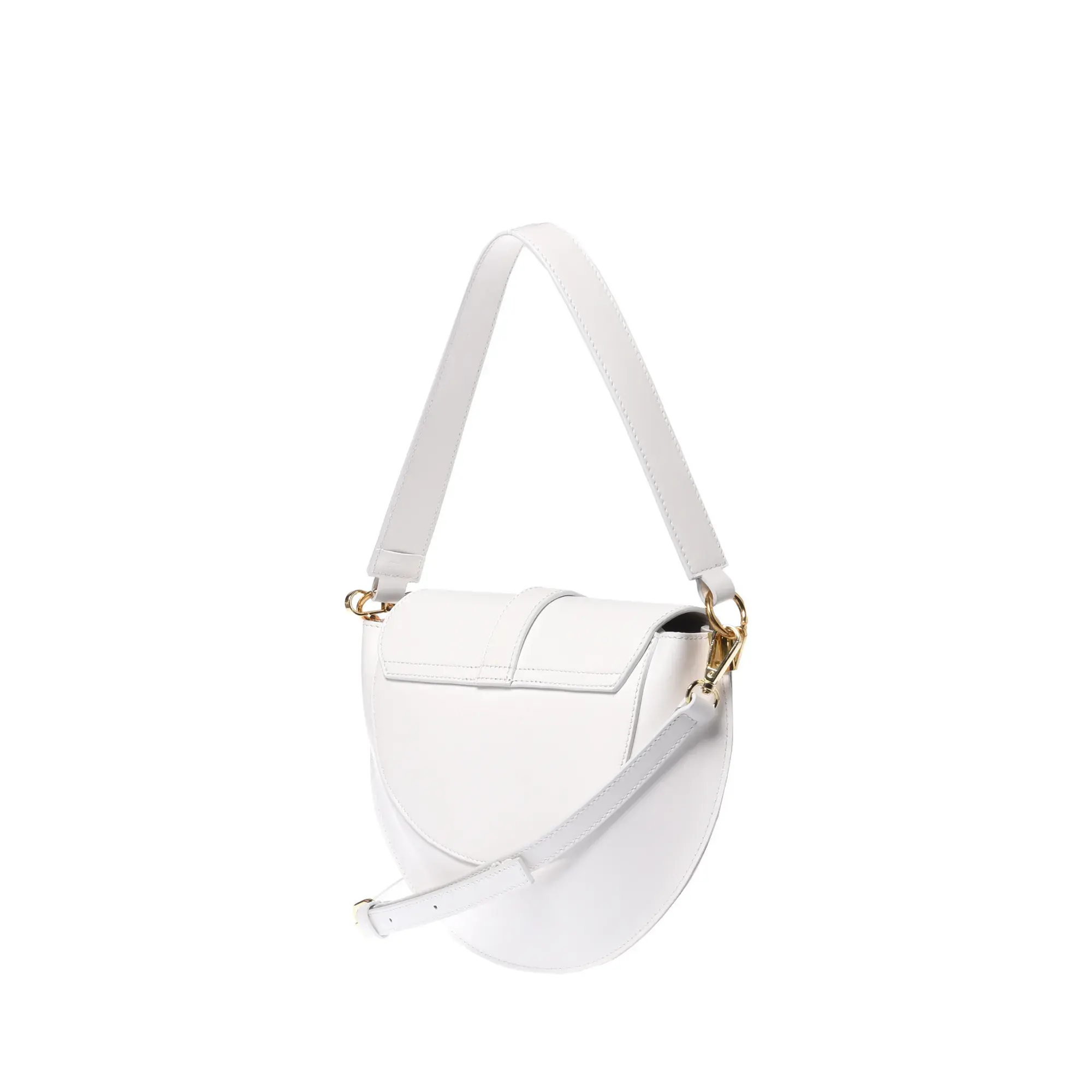 Minimalistische Ledertasche mit Schnalle