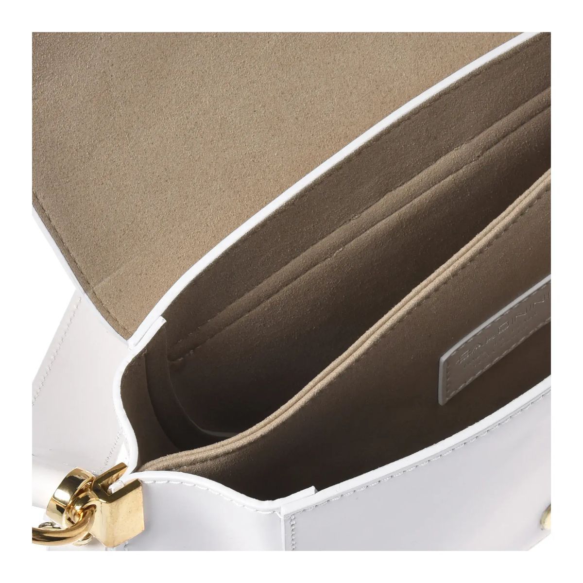 Minimalistische Ledertasche mit Schnalle