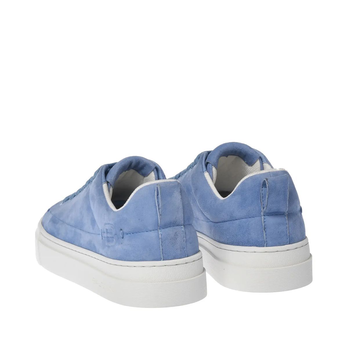 Hellblaue Wildleder-Sneakers