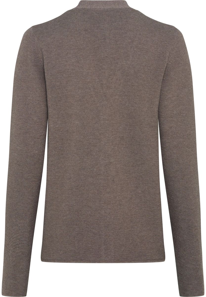 GALERIA essentials Strickjacke "P50 Pina", V-Ausschnitt, für Damen, braun, S