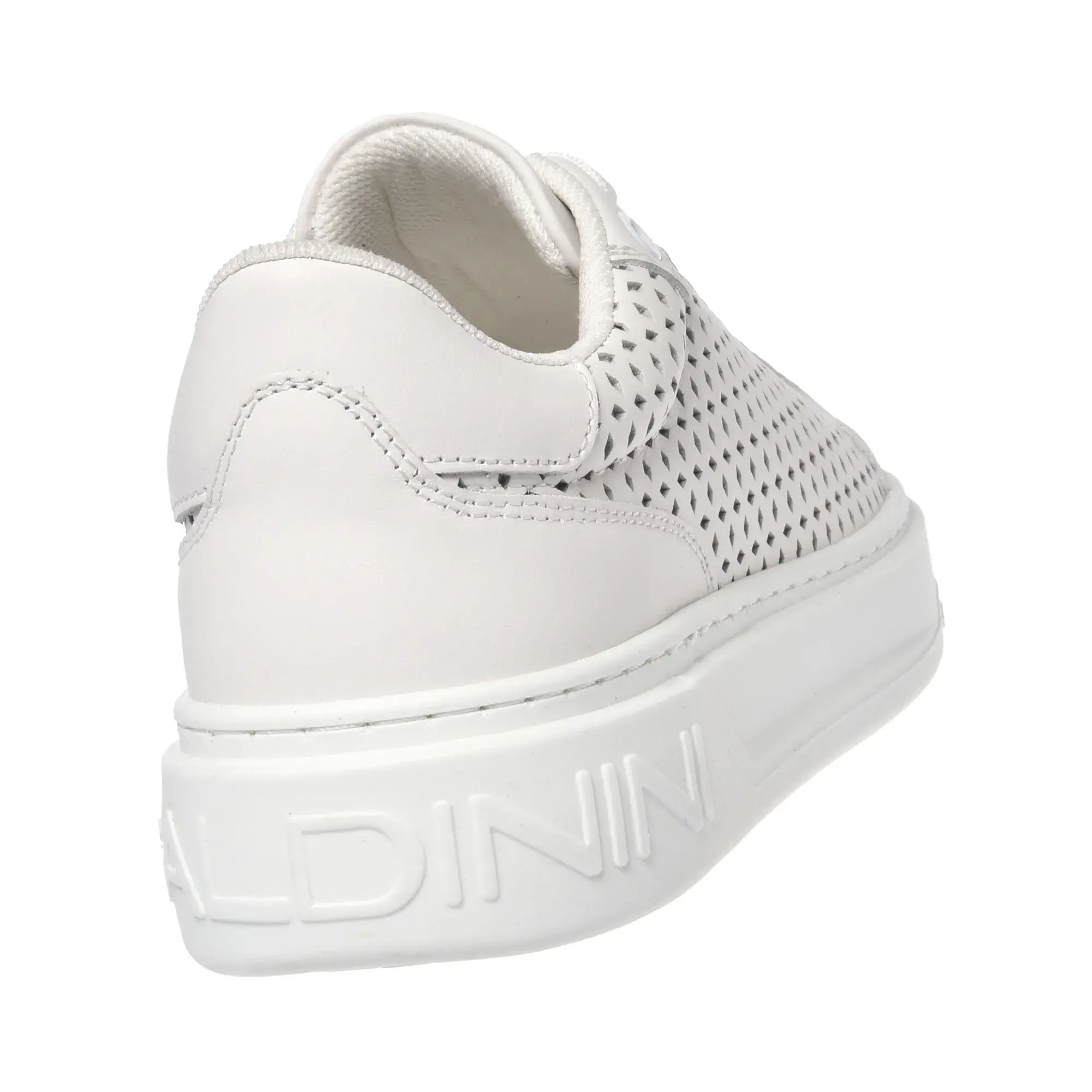 Perforierte Leder Low-Top Sneakers