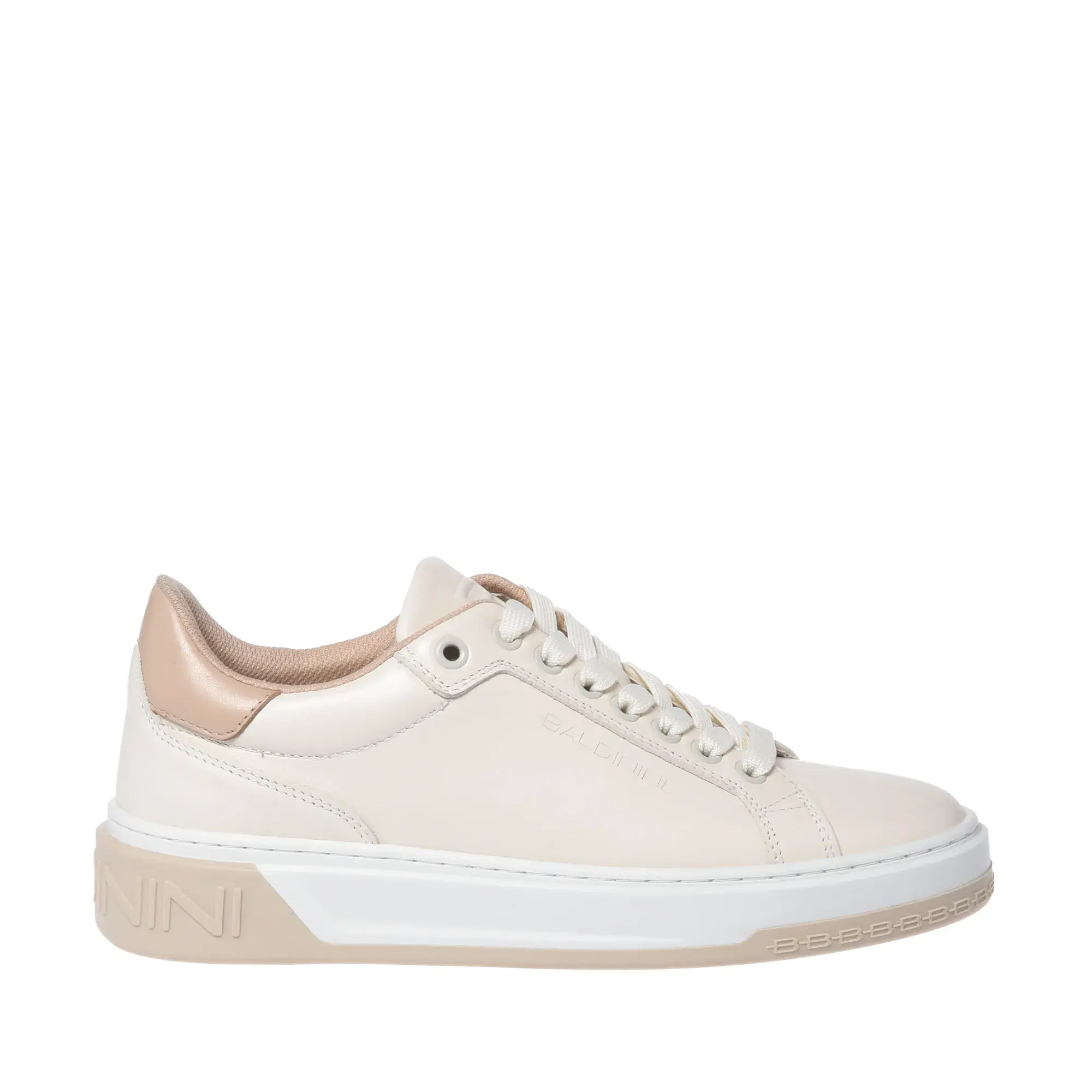 Leder-Plateau-Sneakers
