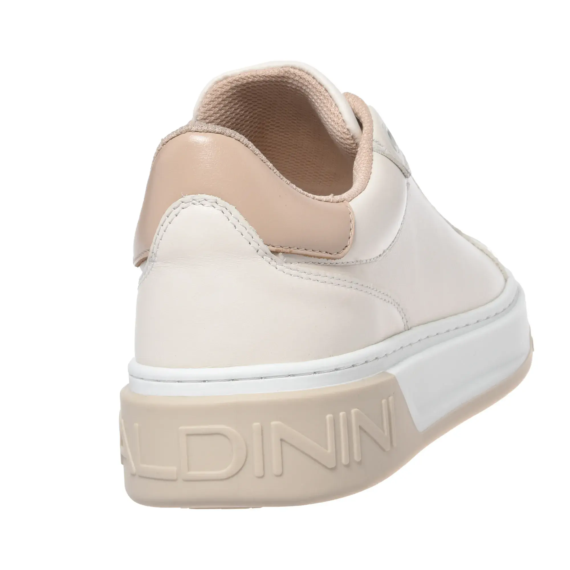 Leder-Plateau-Sneakers
