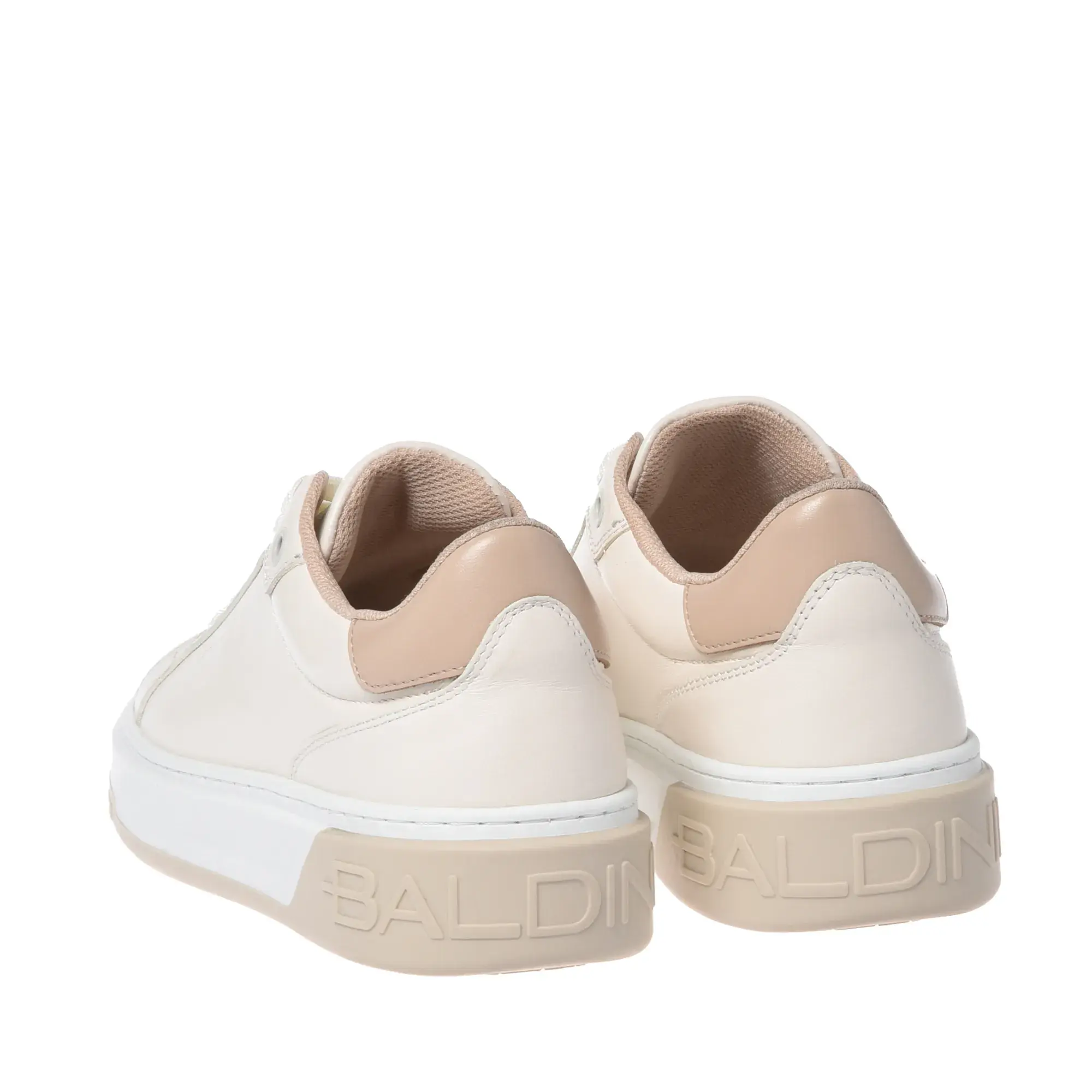 Leder-Plateau-Sneakers