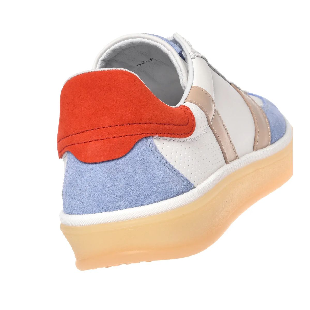 Farbblock Wildleder Leder Low-Top Sneaker