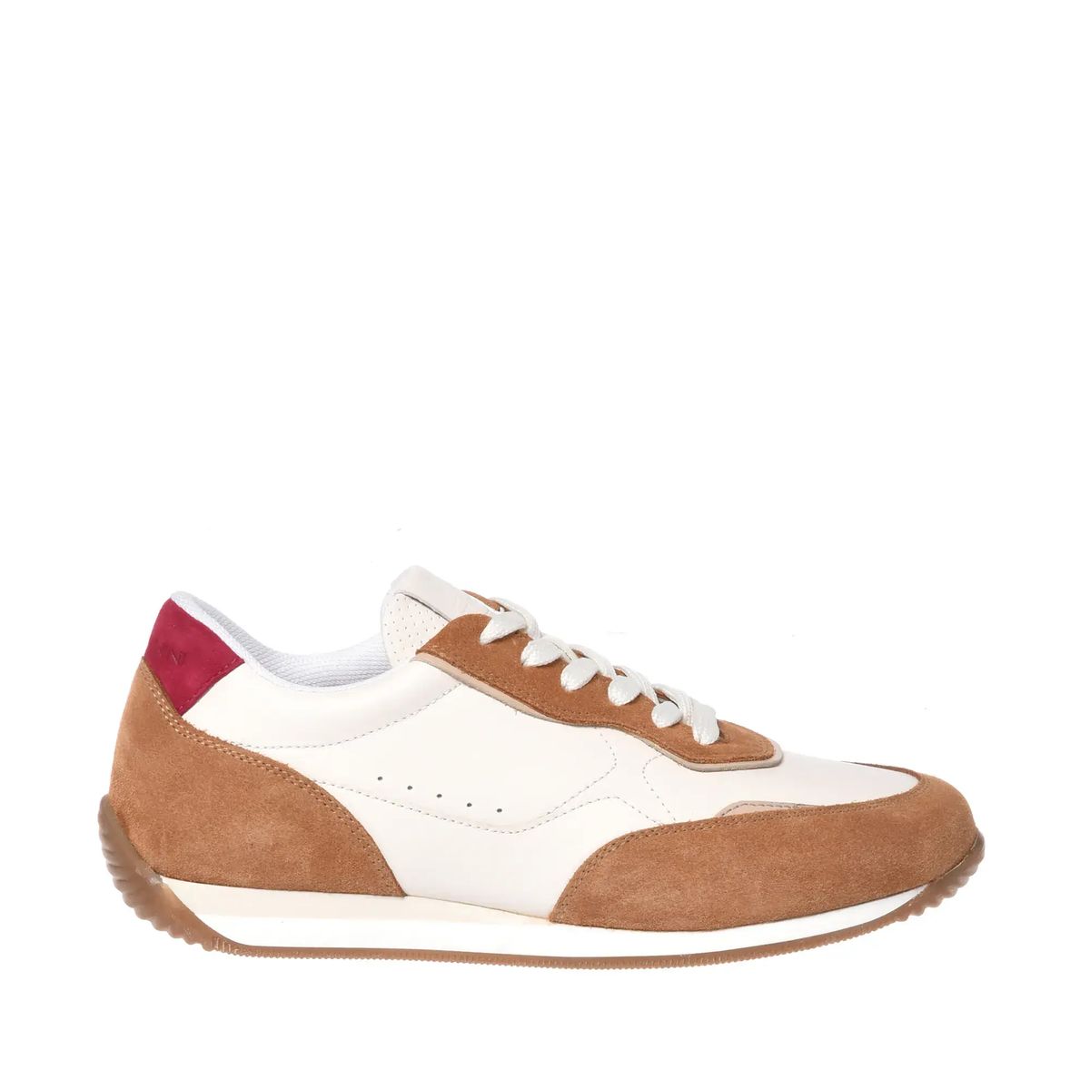 Retro-Laufschuhe aus Wildleder und Leder