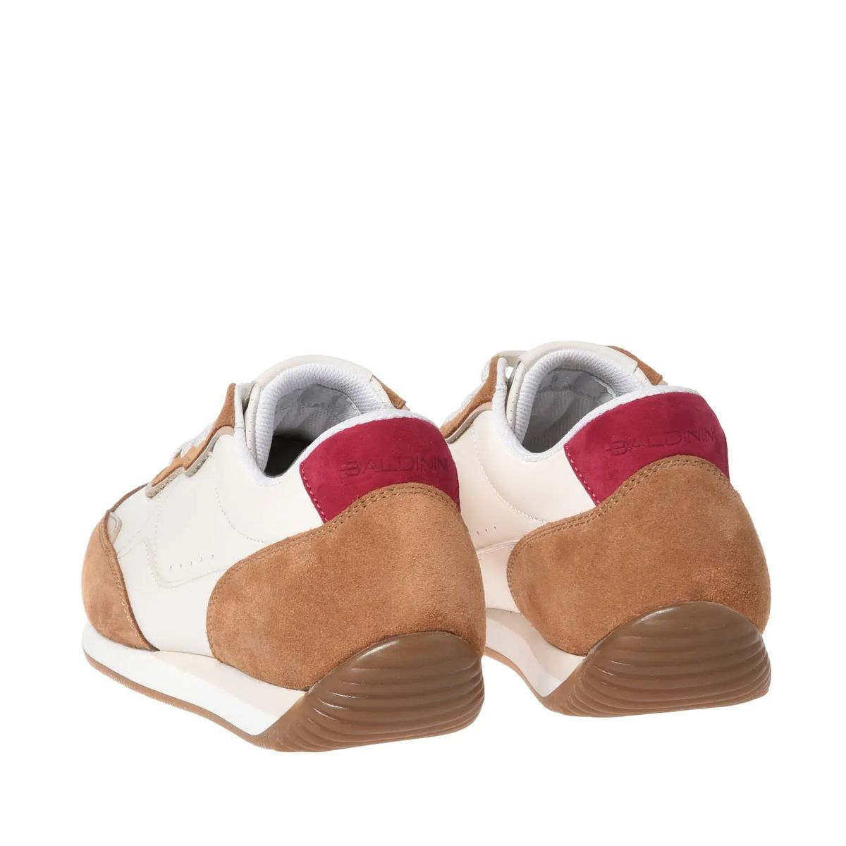 Retro-Laufschuhe aus Wildleder und Leder