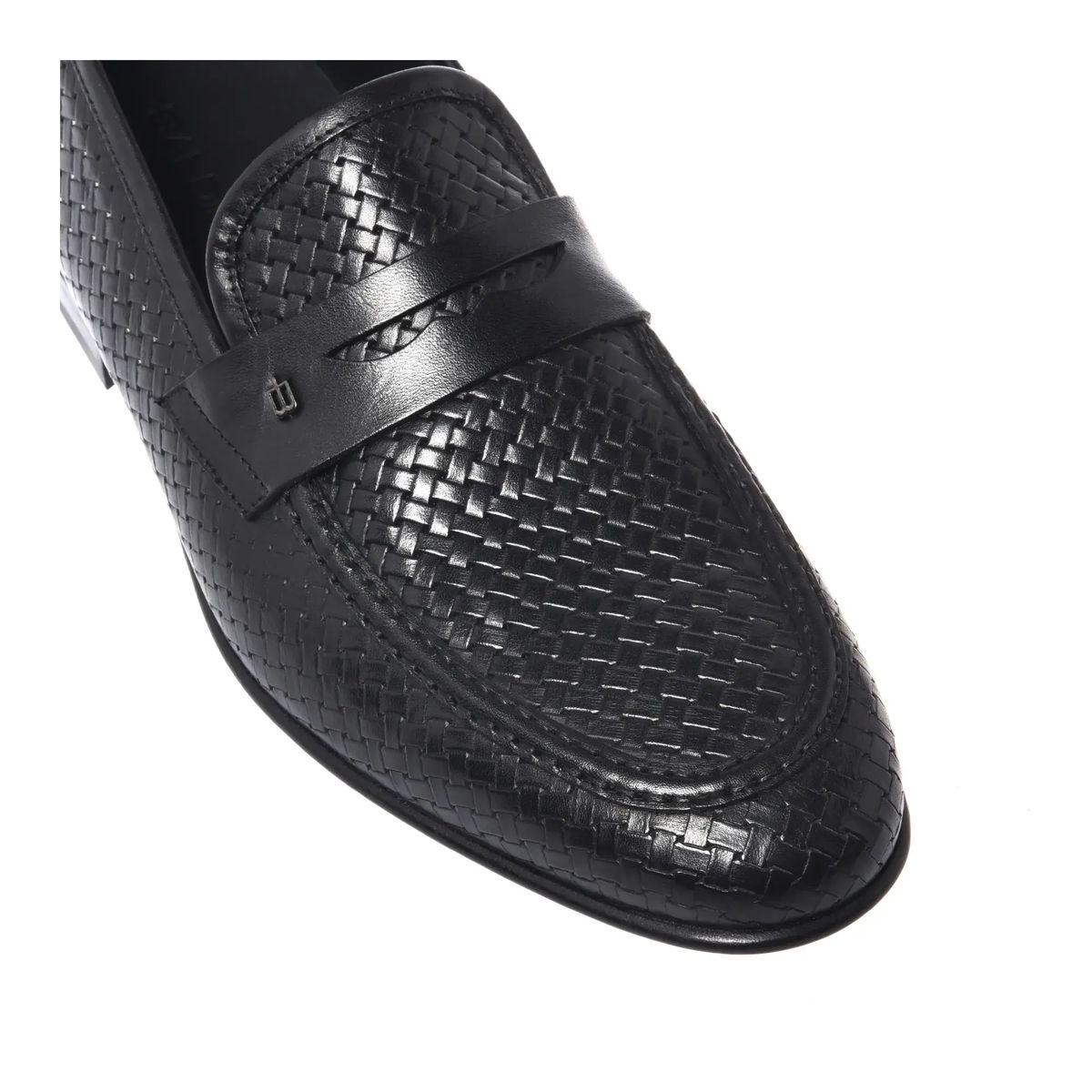 Herren-Leder-Webschuh