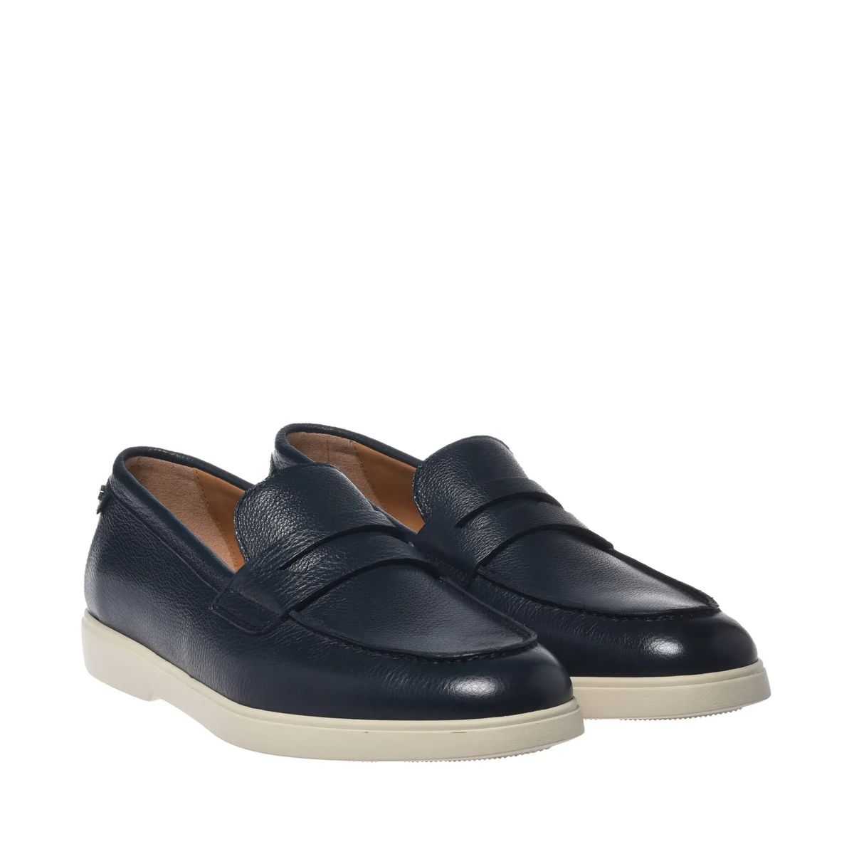 Penny Loafer aus Leder mit Gummisohle