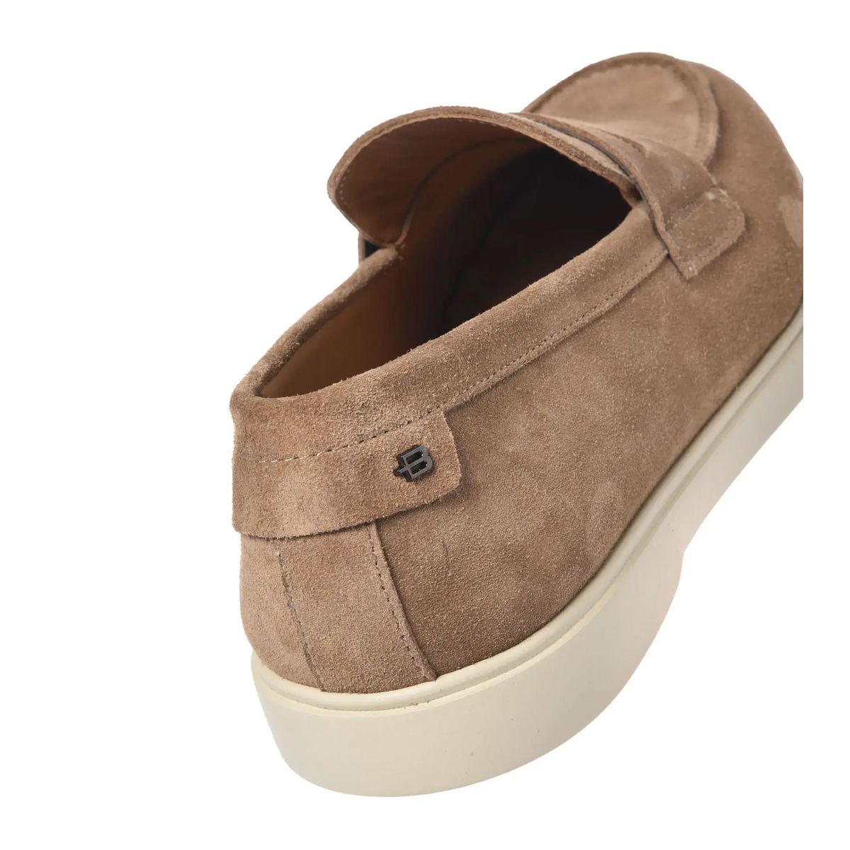 Wildleder Penny Loafers mit Gummisohle