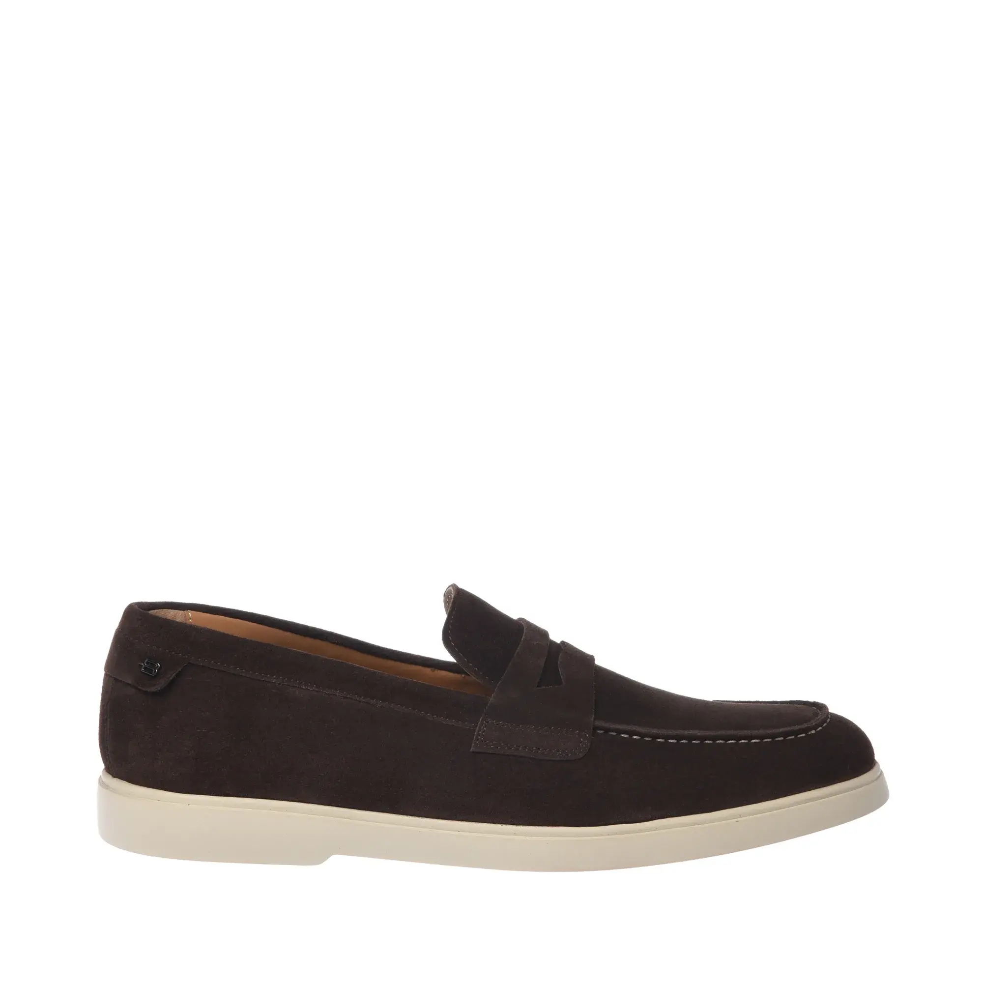 Brauner Wildleder Penny Loafer