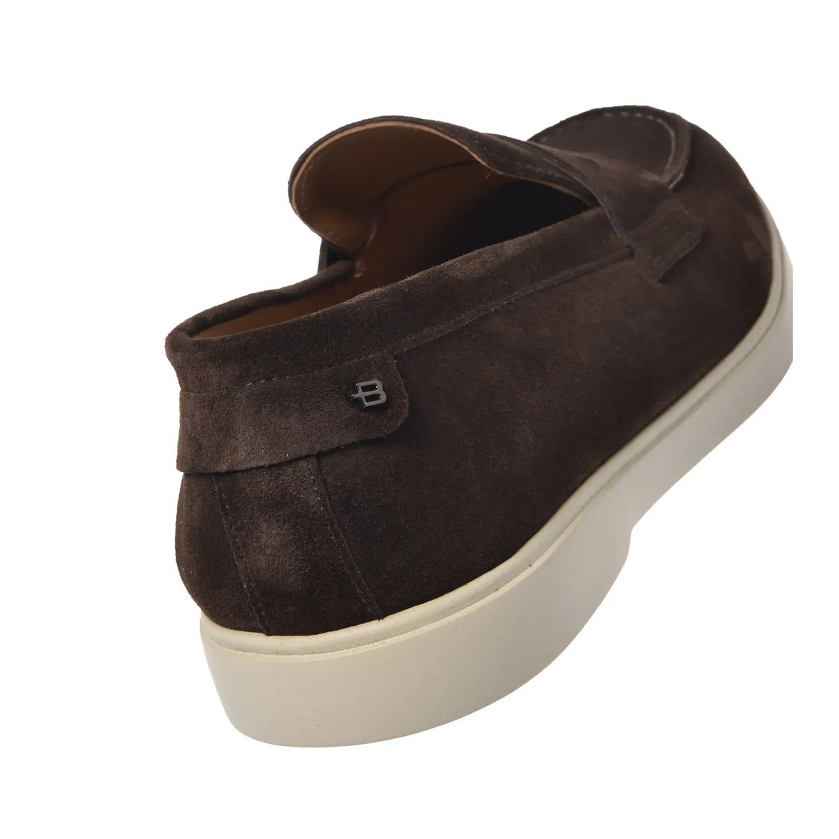 Brauner Wildleder Penny Loafer