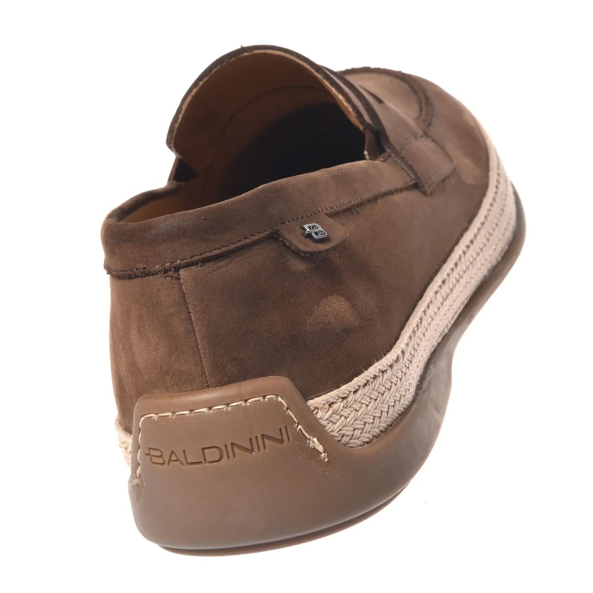 Braune Nubukleder Penny Loafer